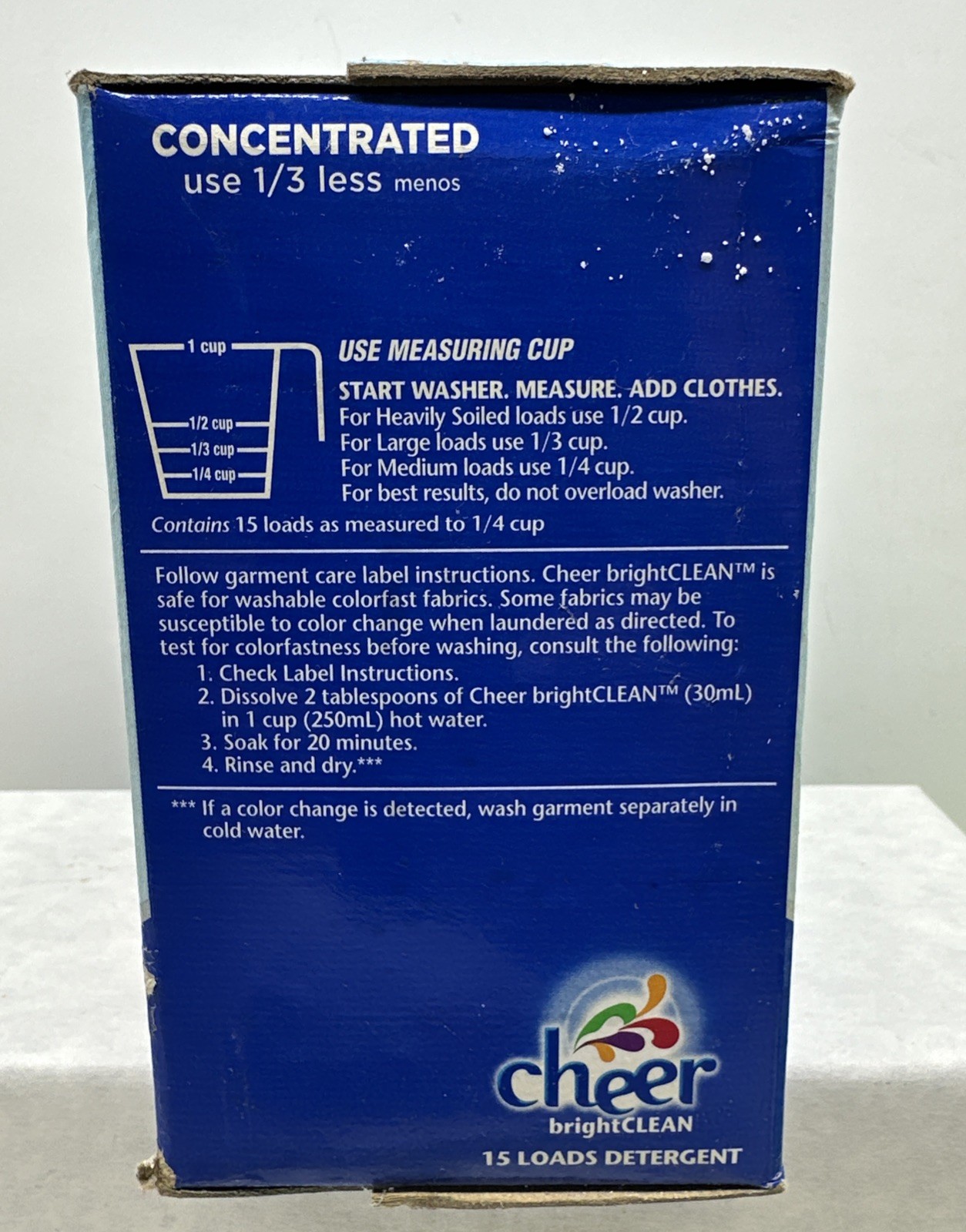Cheer Bright Clean Fresh Scent Powder Laundry Detergent 20oz Discontinued