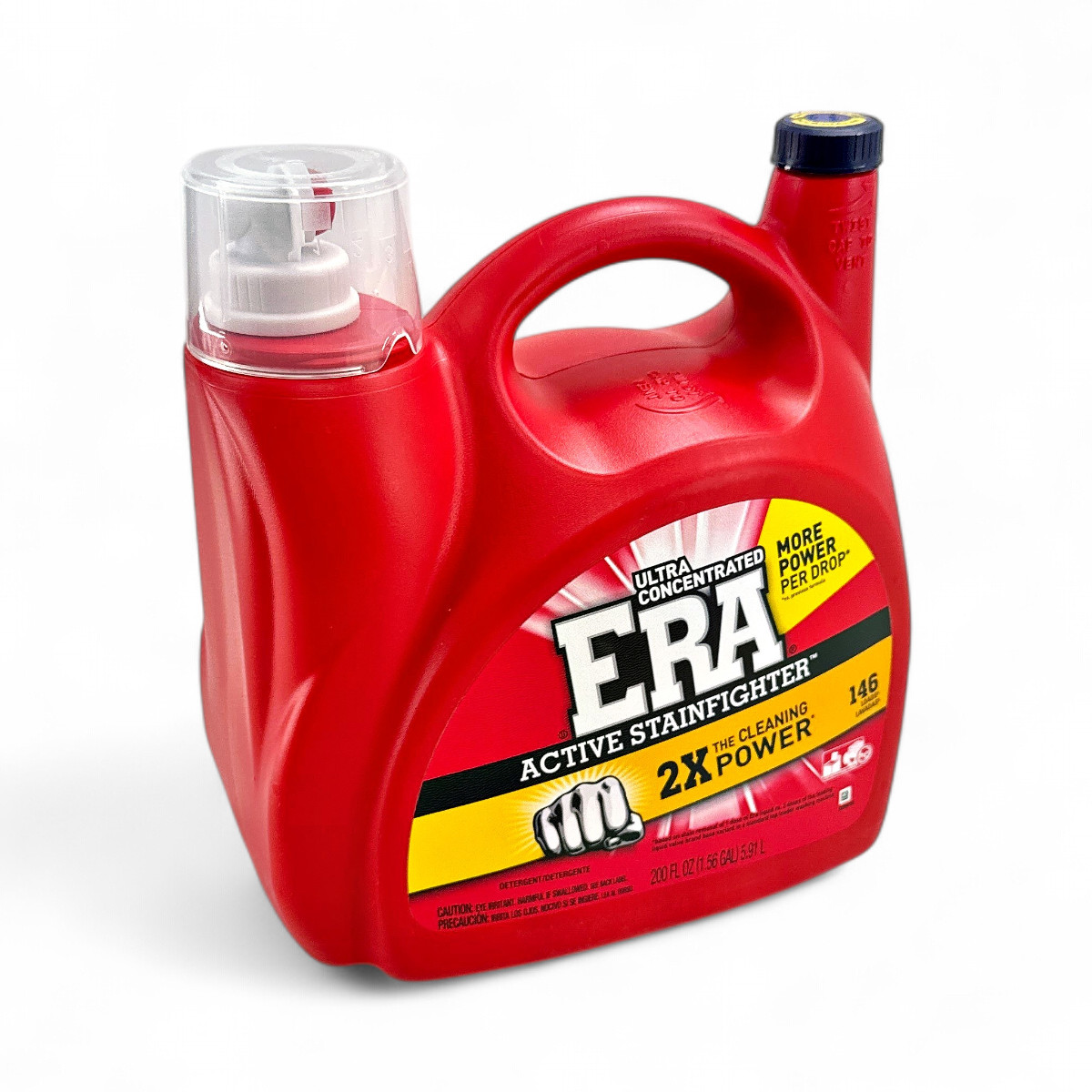 Era Active Stainfighter Unscented Liquid Laundry Detergent, 146 loads, 200 fl oz