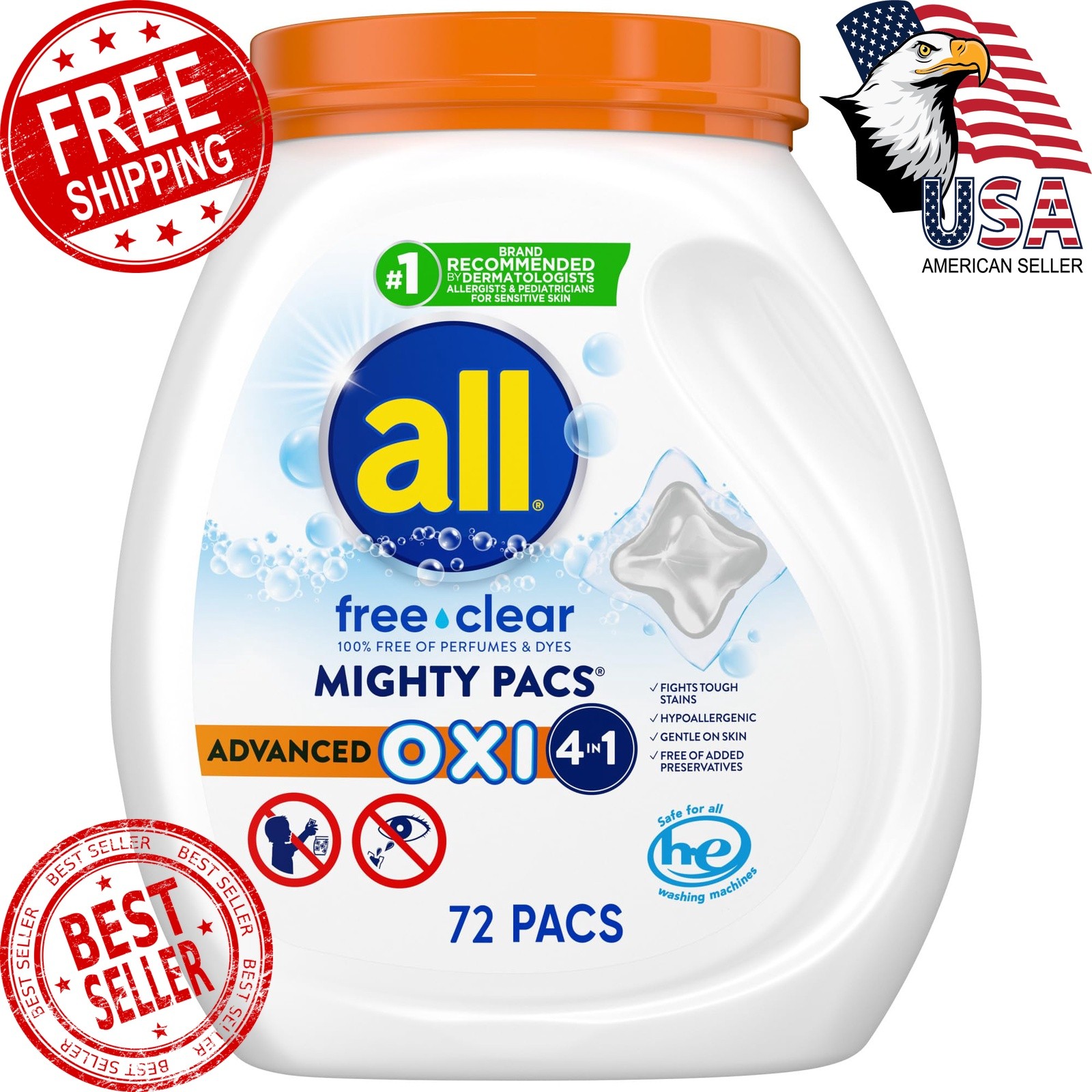 all Unit Dose Laundry Detergent 72 Count