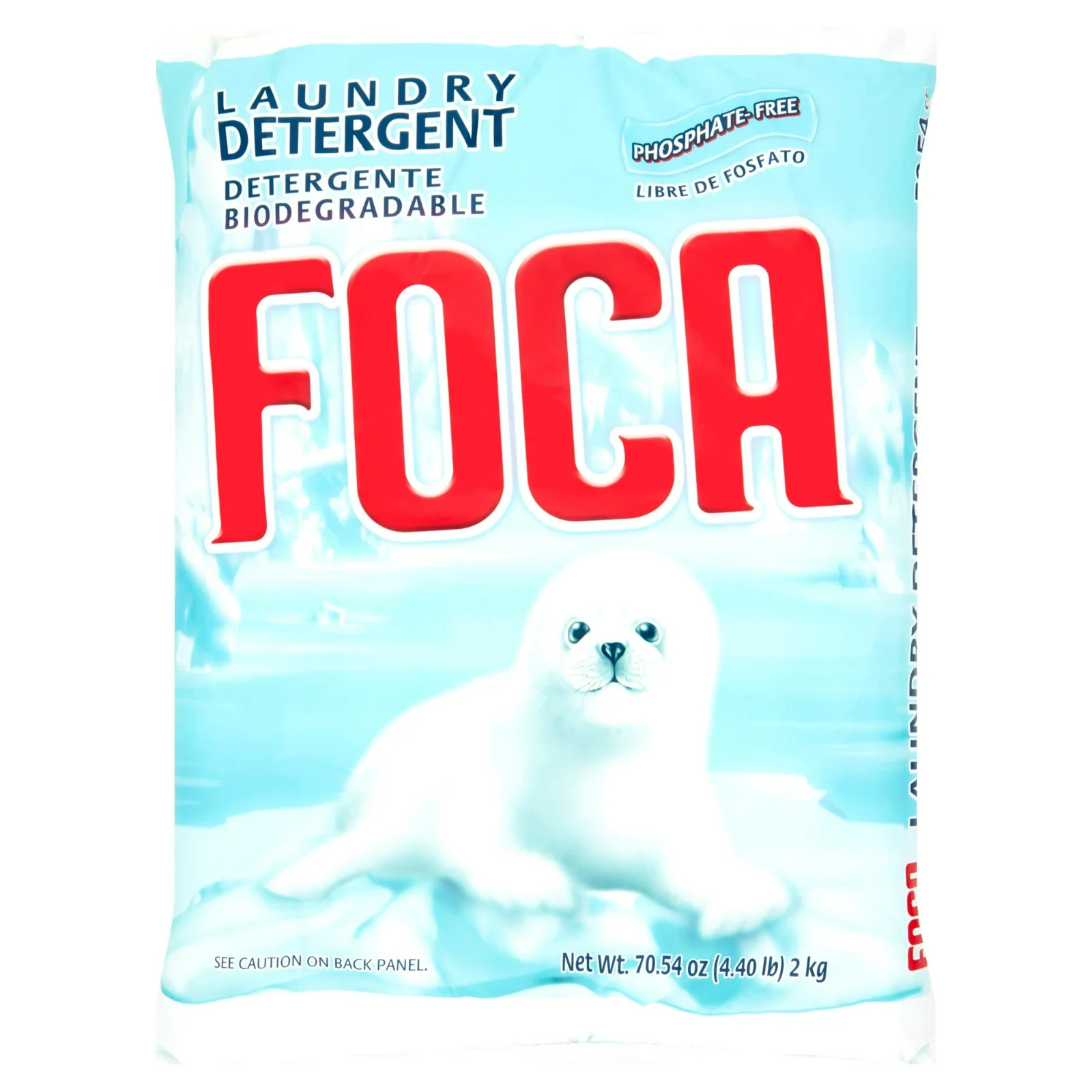 Foca Laundry Detergent, Household Use, Biodegradable & Phosphate-Free 70.54 oz