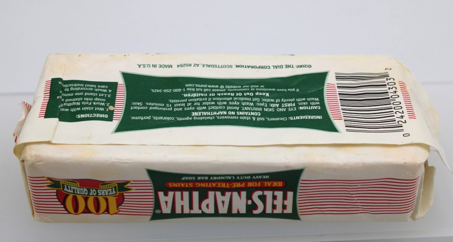 Fels-Naptha 2005 Heavy Duty Laundry Bar Soap READ
