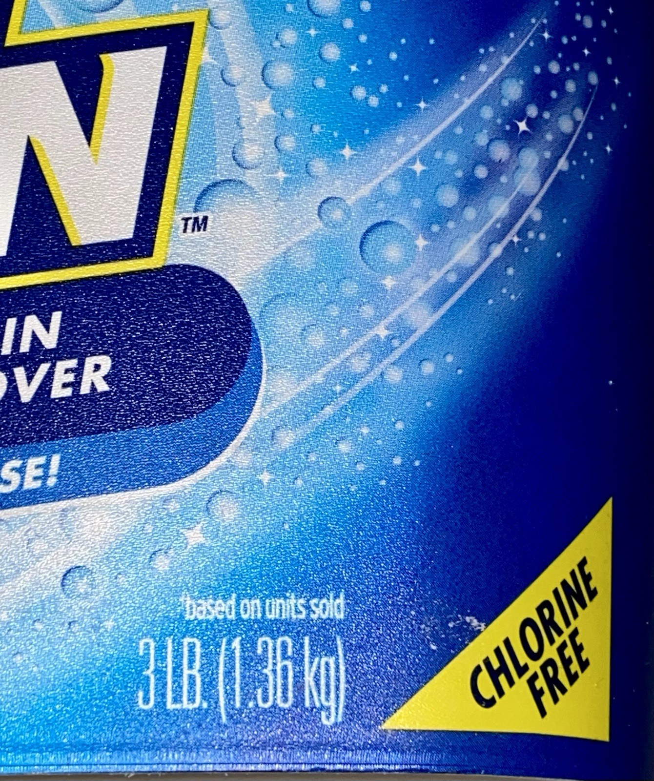 OXI CLEAN FREE VERSATILE STAIN REMOVER POWDER DETERGENT BOOSTER 3 Lb. 65 LOADS