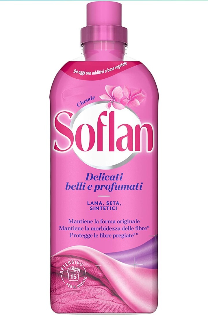 Soflan Classic Detersivo Liquido per Capi Delicati 900mlDetergent for wool