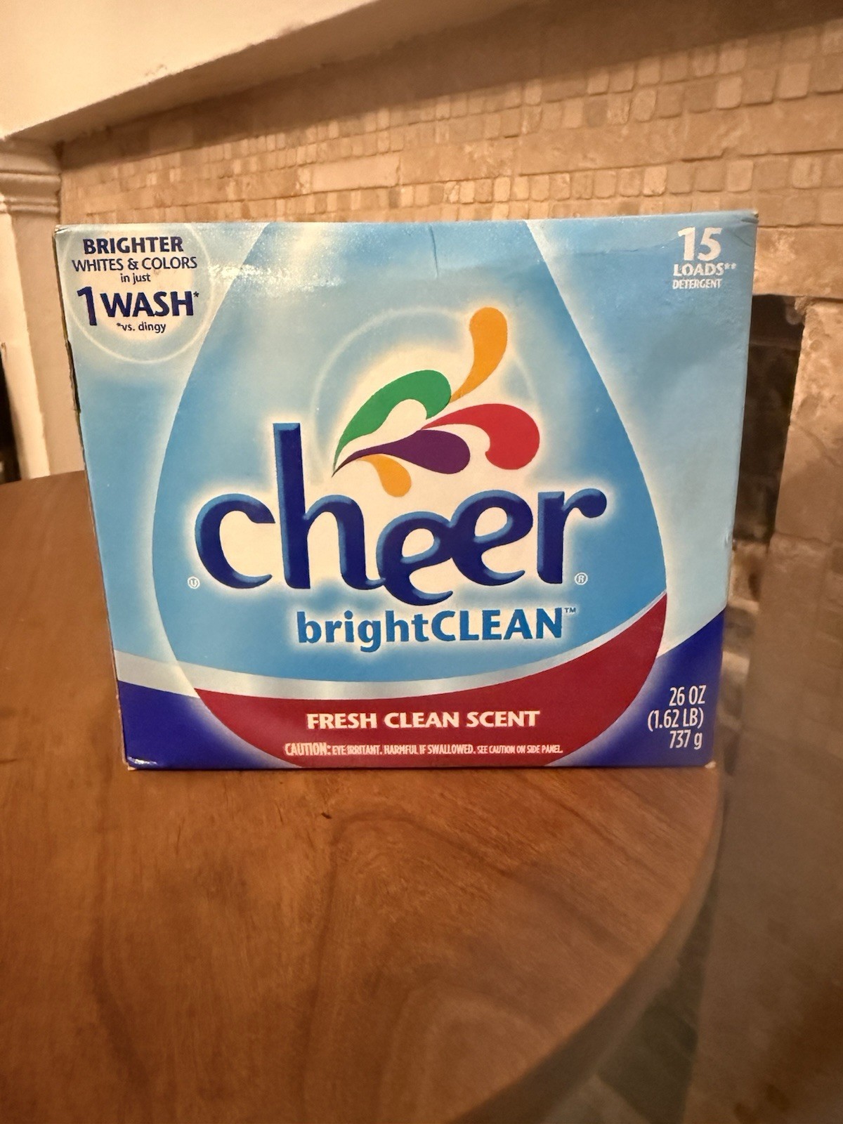 (1) Cheer Bright Clean 15 Loads 26 ozs Fresh Scent Powder Laundry Detergent