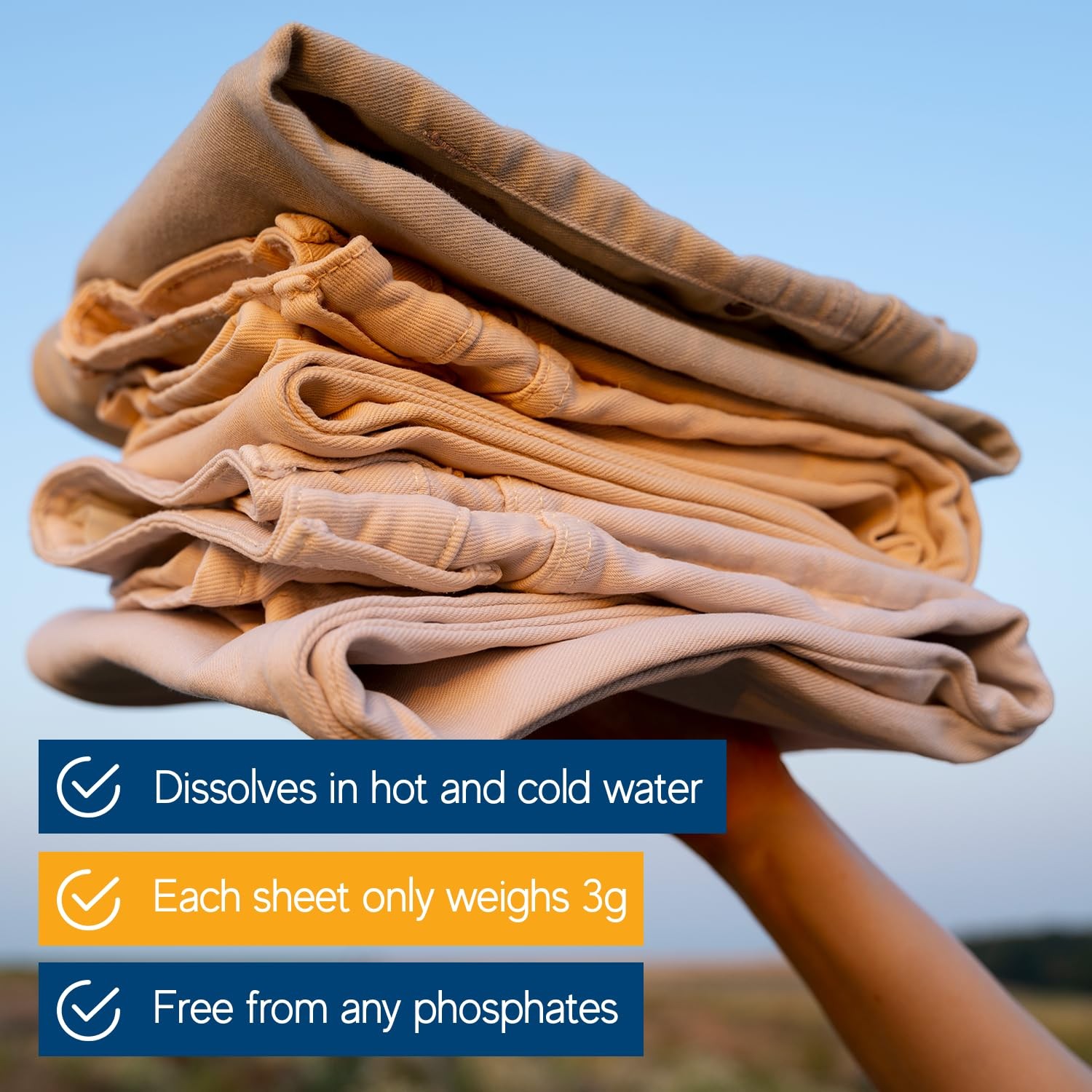 Free and Clear Laundry Detergent Sheets – 120 Loads Unscents Fragrance-Free, …
