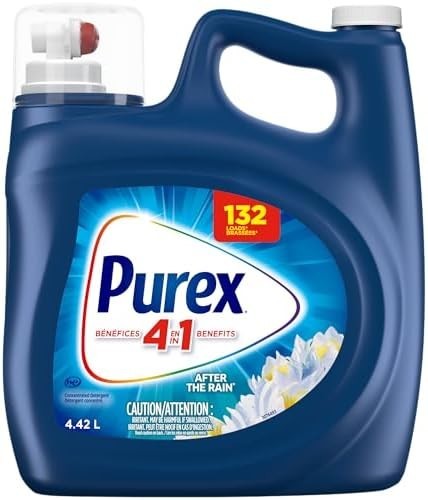 Purex After The Rain 4.42L Liquid Laundry Detergent 132 Loads HE