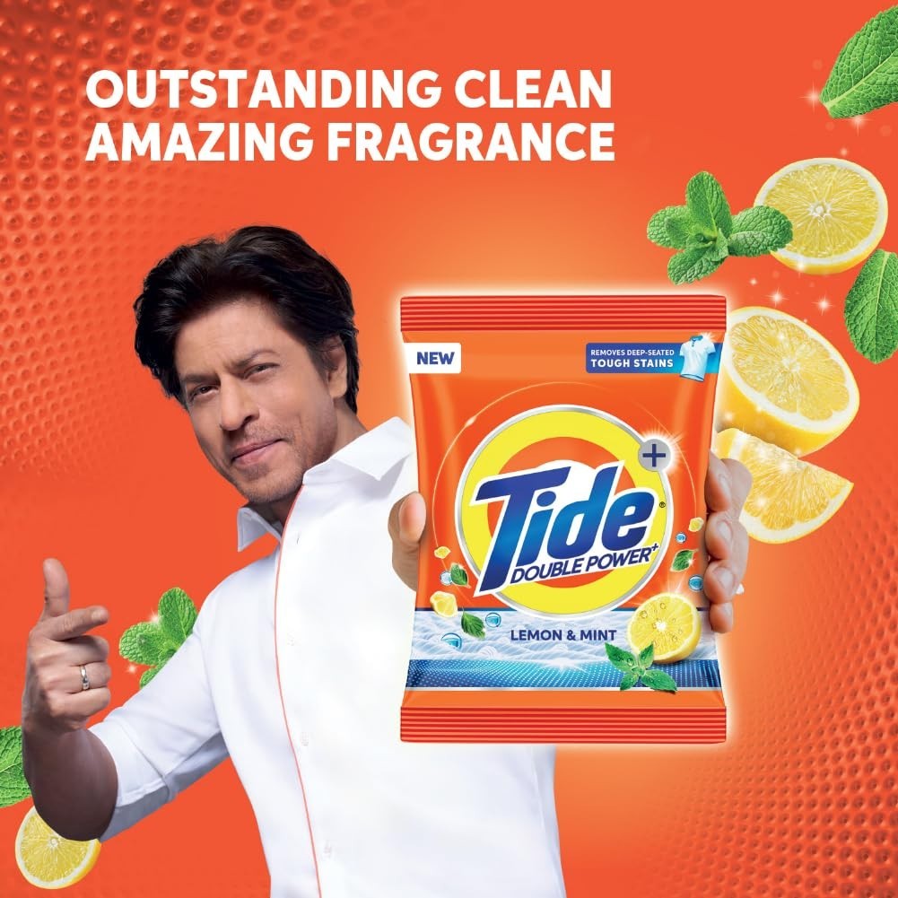 Tide Plus Detergent Washing Powder – 500g Lemon & Mint Fragrance