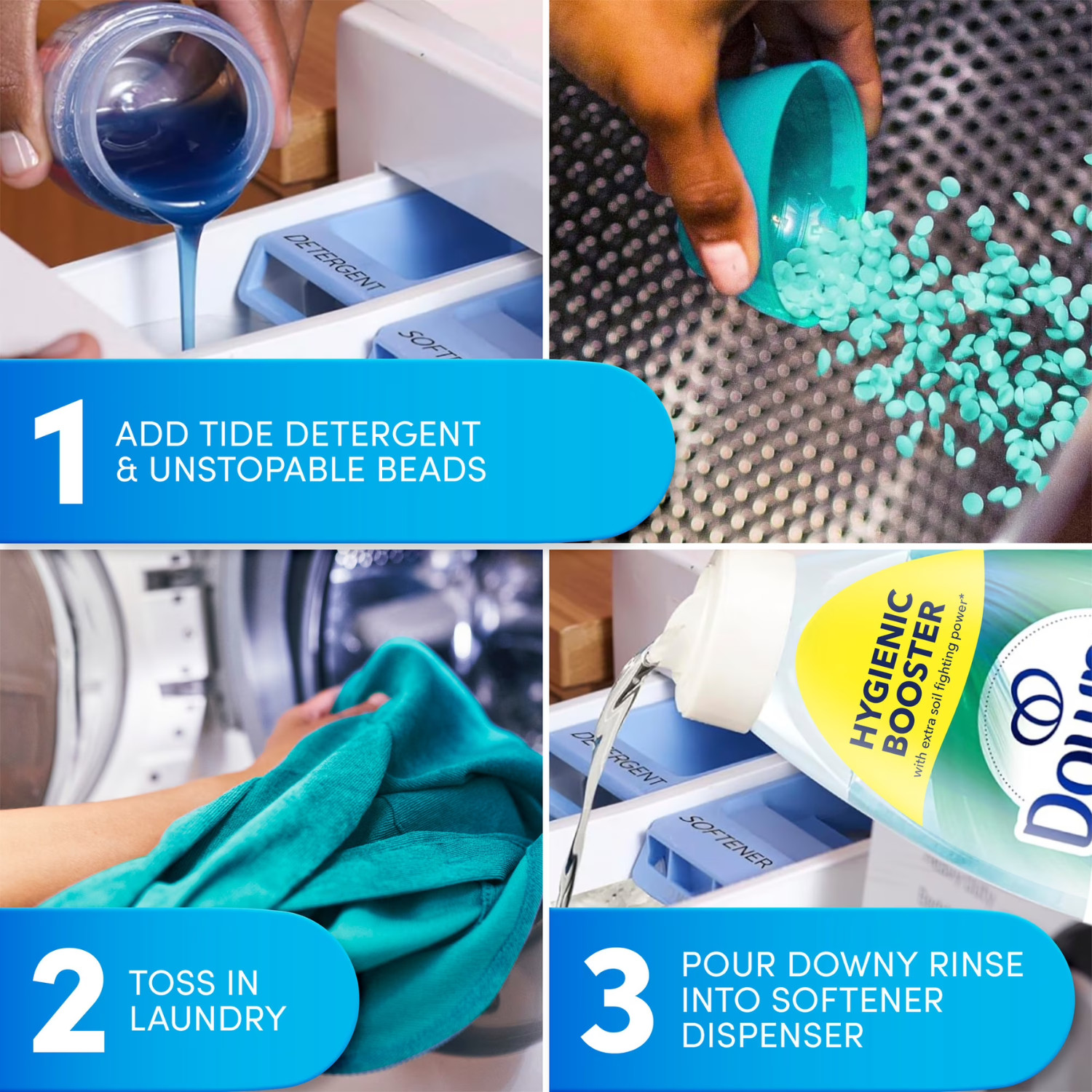 Downy Rinse & Refresh Laundry Odor Remover Cool Cotton 36.7 fl oz, 2 Pack
