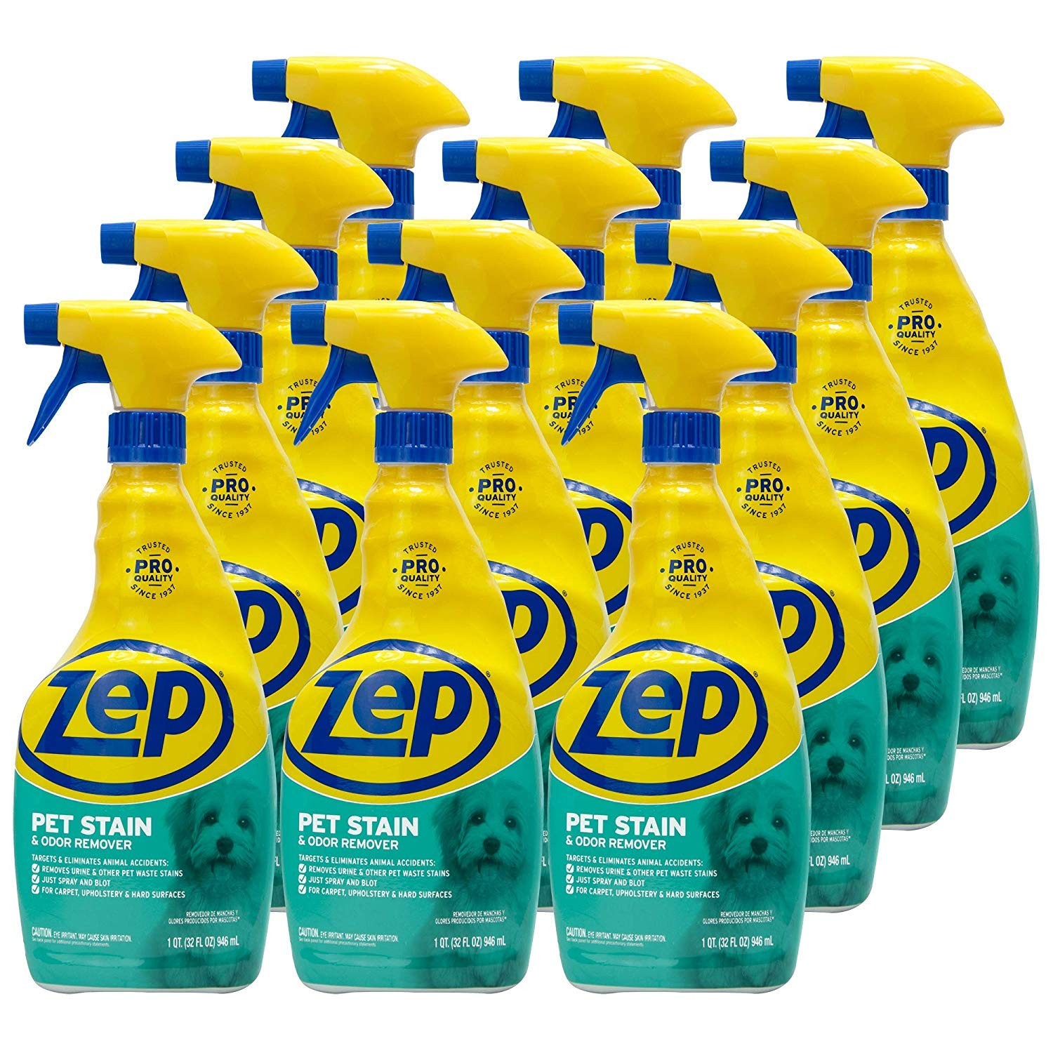 Zep Pet Stain Odor Remover 32oz – Case of 12 ZUPETODR32