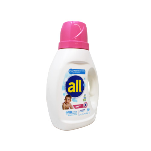 All Liquid Laundry Detergent, Gentle for Baby, 24 Loads, 30 fl oz – 3 Pack