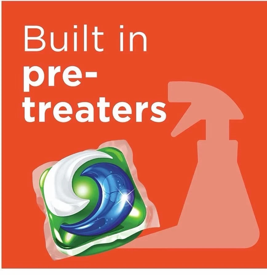 Tidee Ultra Oxi Laundry Detergent Pods with 4 in 1 Build-In Pre-Treaters 104 Ct