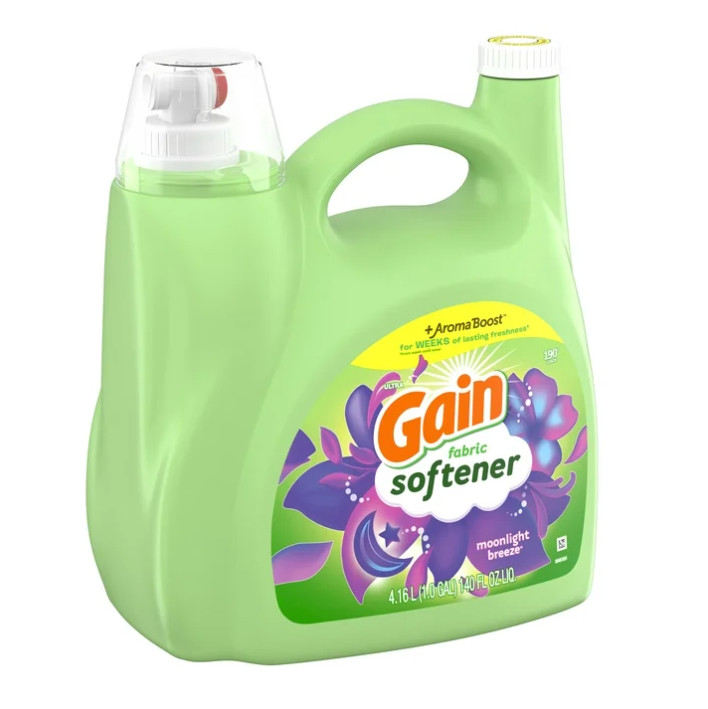 4 Pack Liquid Laundry Fabric Softener&Conditioner, Moonlight Breeze,140 fl oz Pk