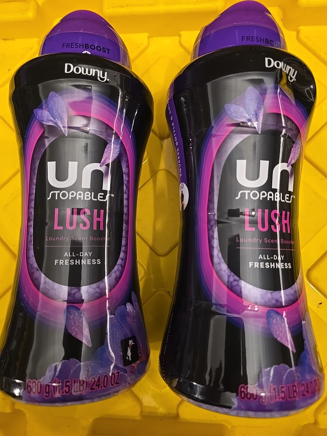 Downy Unstopables In Wash Laundry Scent Booster Beads Lavender 2X 24 Fl Oz