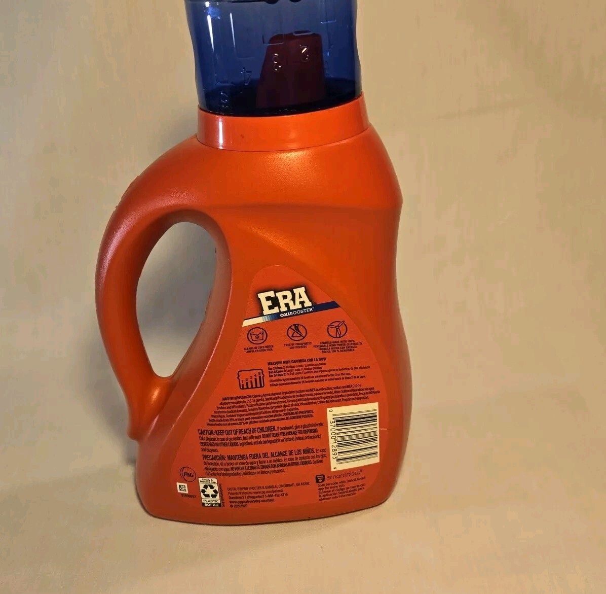 (1) BRAND NEW ERA 3X w/Oxibooster Laundry Detergent for All Machines 50 fl oz.