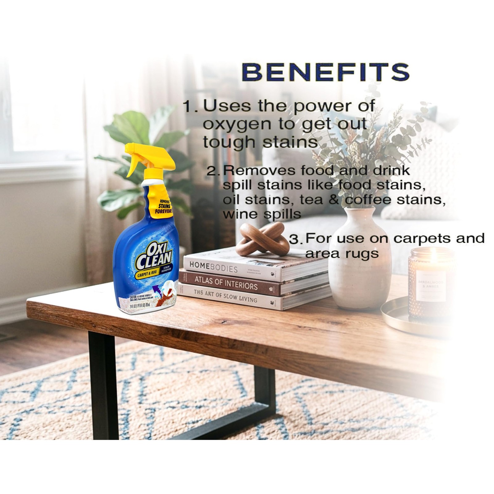 OxiClean Carpet Stain Remover – 24oz