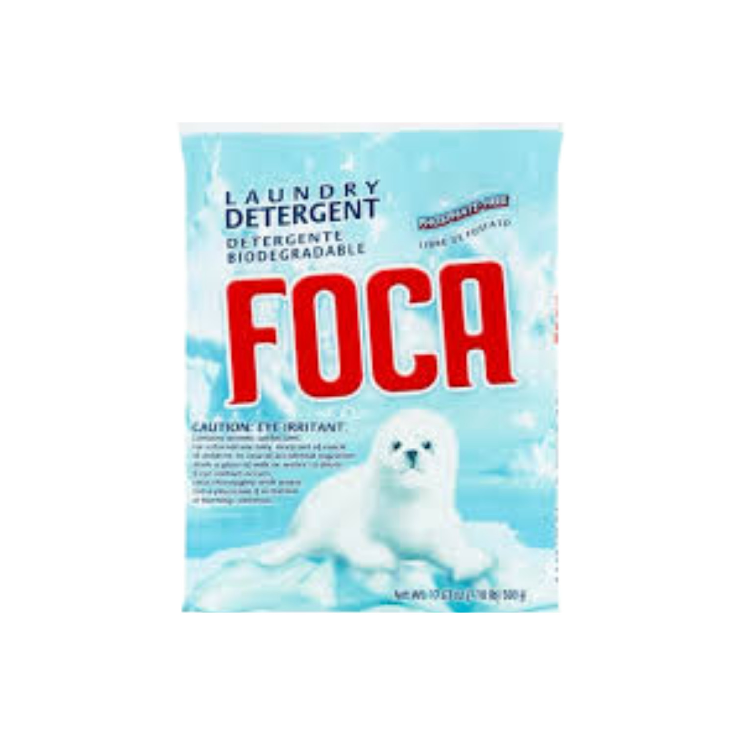 Foca Powder Detergent 1.10 lb Biodegradable Deep Clean Laundry Formula