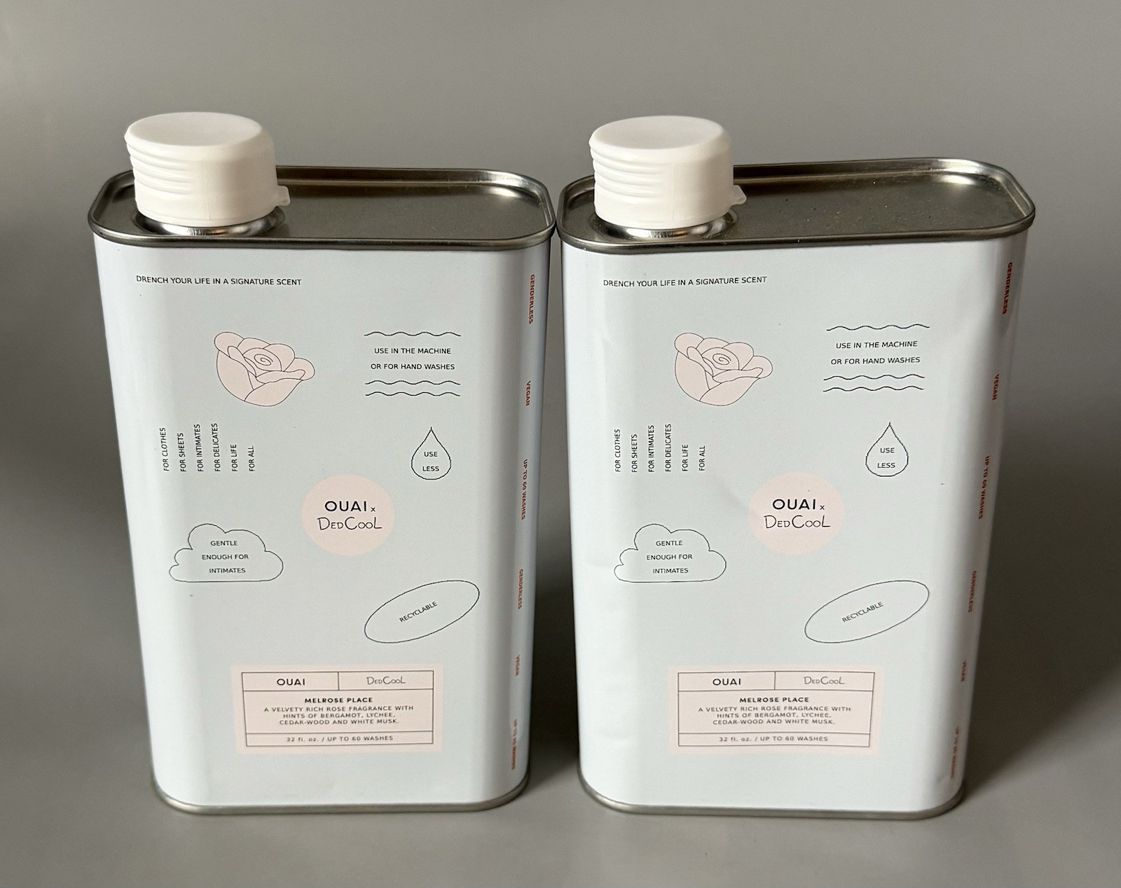 Lot of 2 Ouai DedCool Melrose Place 32oz Detergent — New Sealed — 64oz Total
