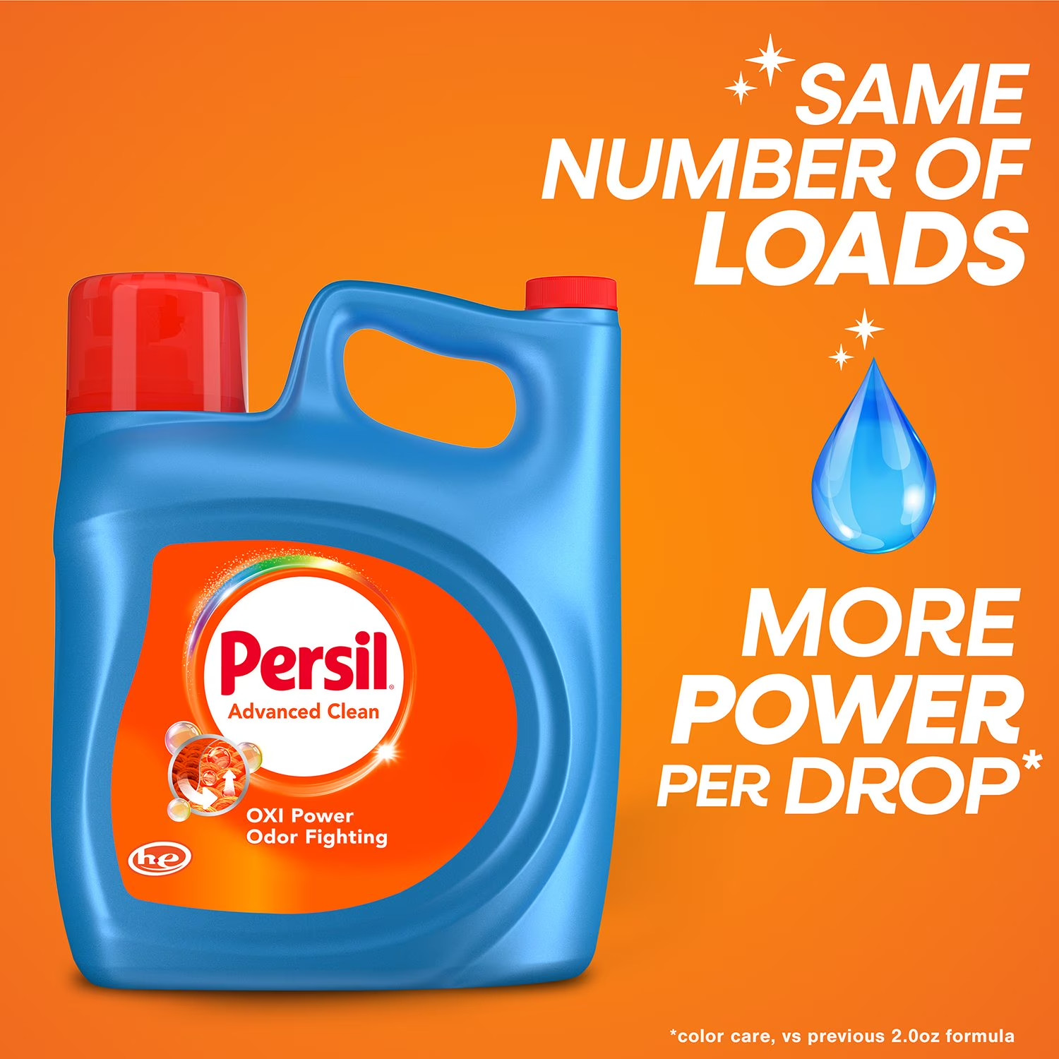 Persil Advanced Clean Oxi+Odor Laundry Detergent, 120 Loads (202 fl. oz.) 🧼