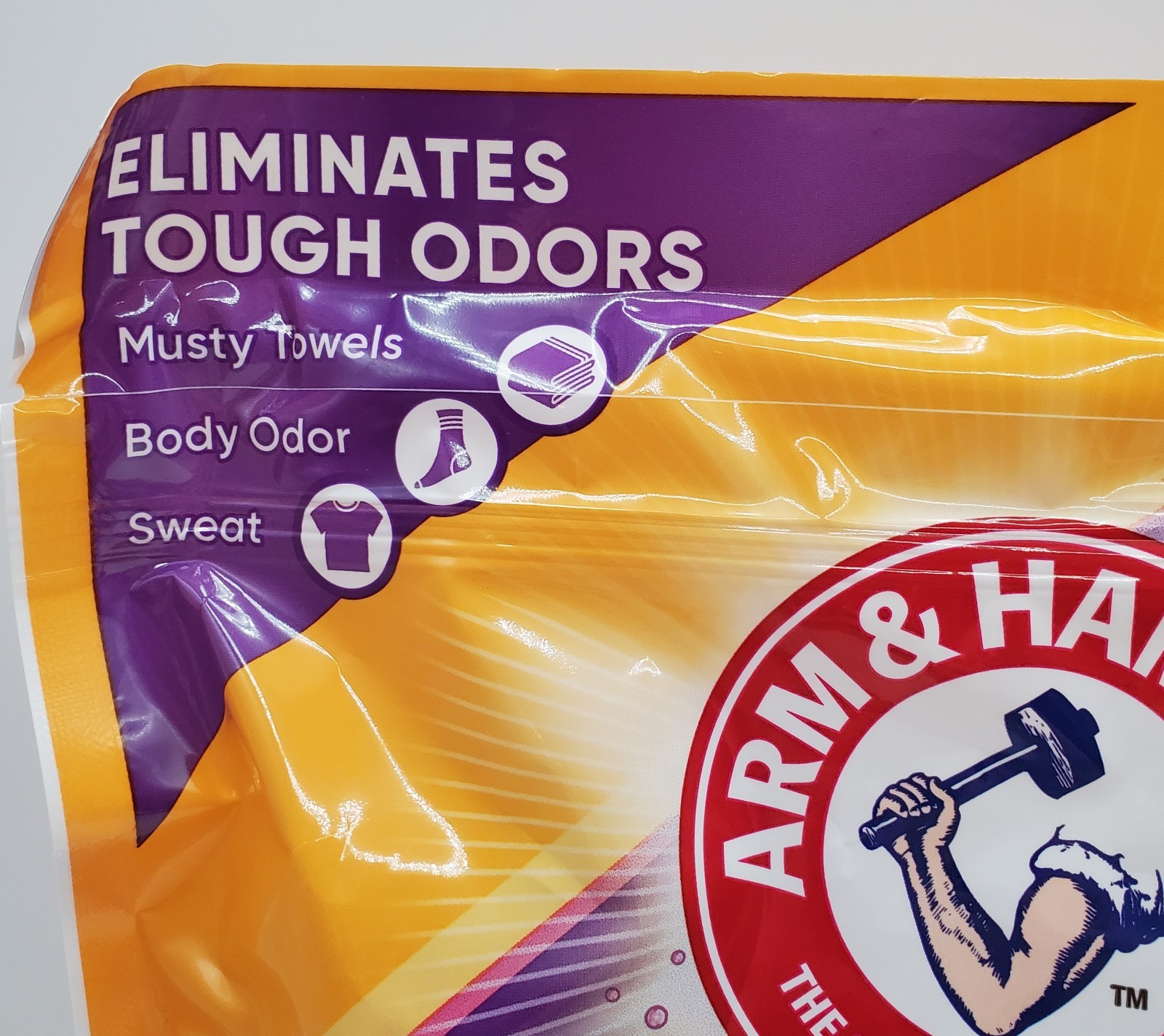 Arm Hammer Plus OxiClean 5 in 1 Power Paks 42ct Laundry Detergent Odor Blaster