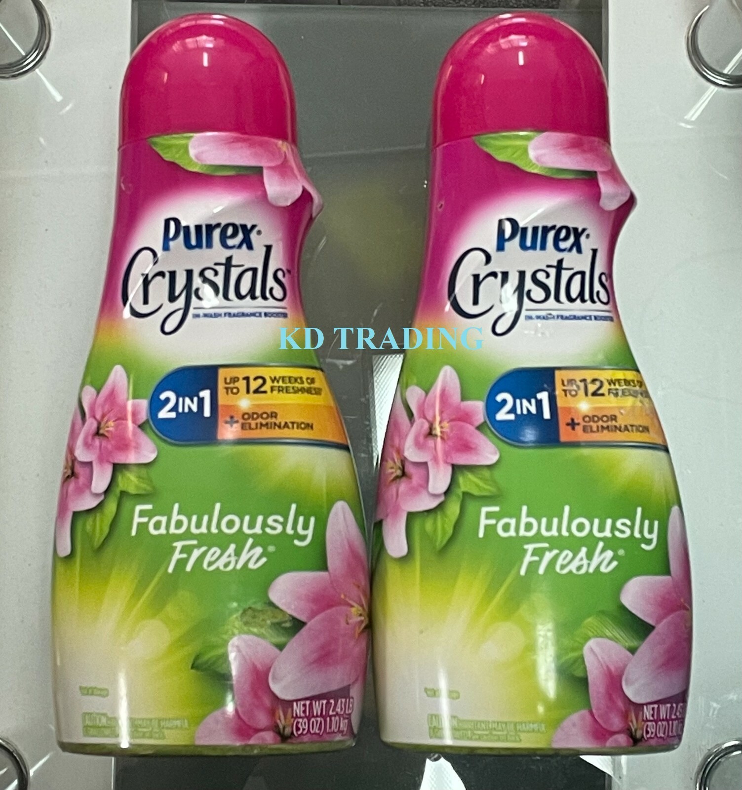 (2-Pack) PUREX Crystals In-Wash Laundry Booster Odor Neutralize FABULOUSLY FRESH