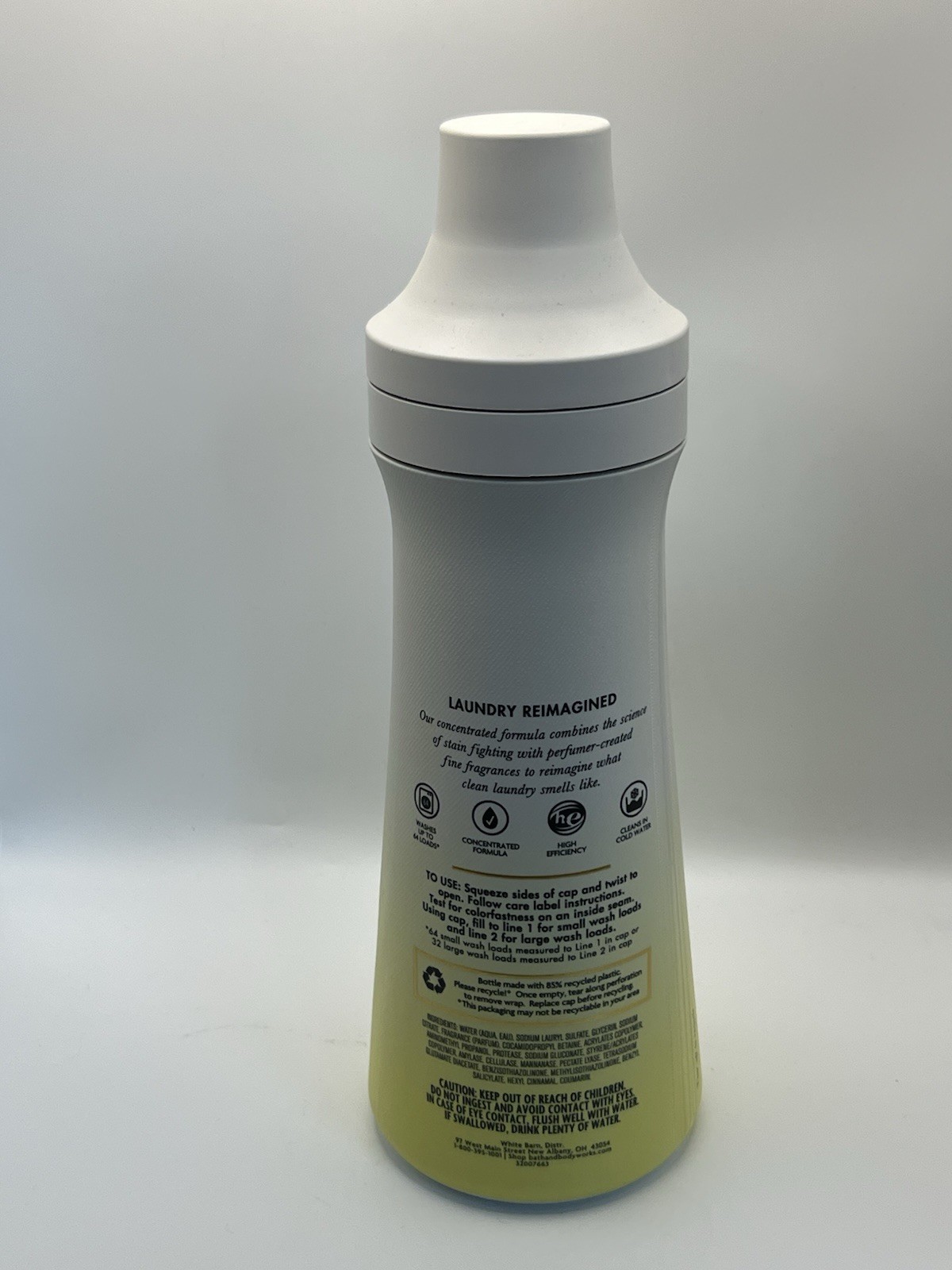 -NEW- White Barn Bath & Body Works Laundry Fabric Care Detergent Coconut Linen