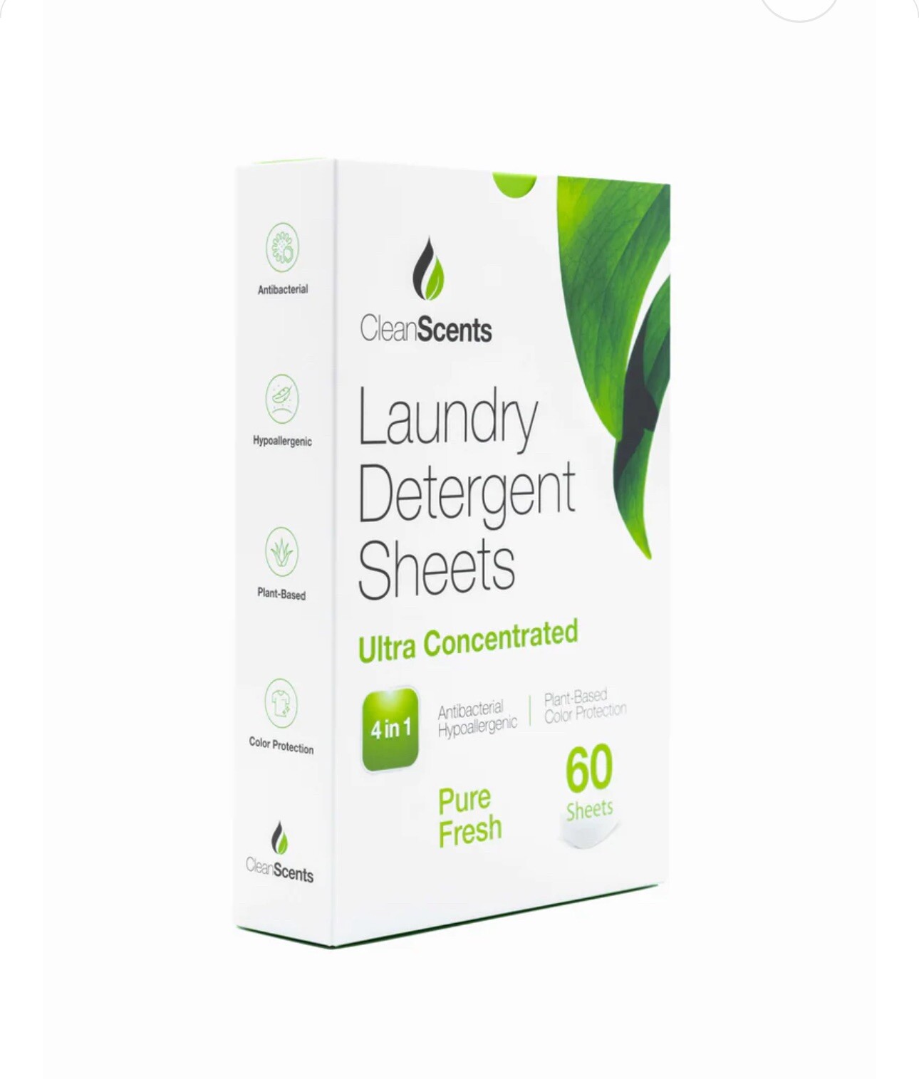 Cleanscents 5in1 Pure Fresh Laundry Detergent 60Sheets