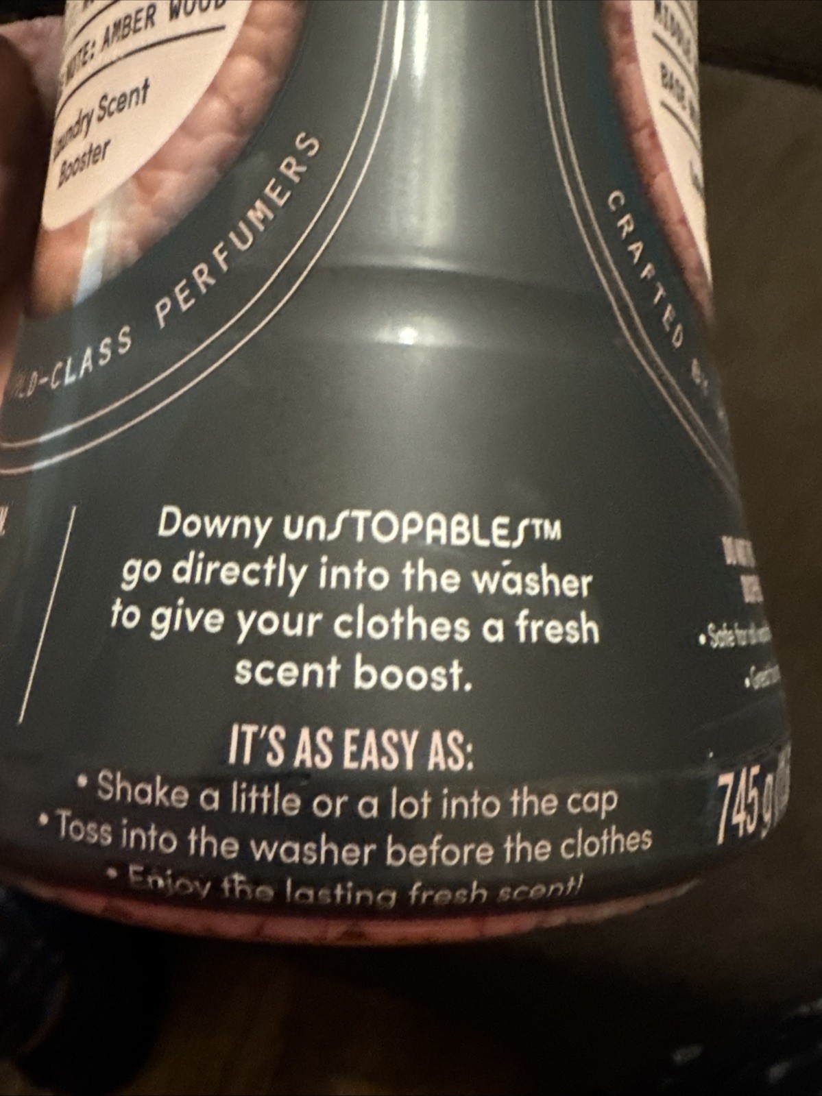 Downy Unstopables Unlimited Collection Scent Booster Beads No. 2 ROSE 26.3 oz