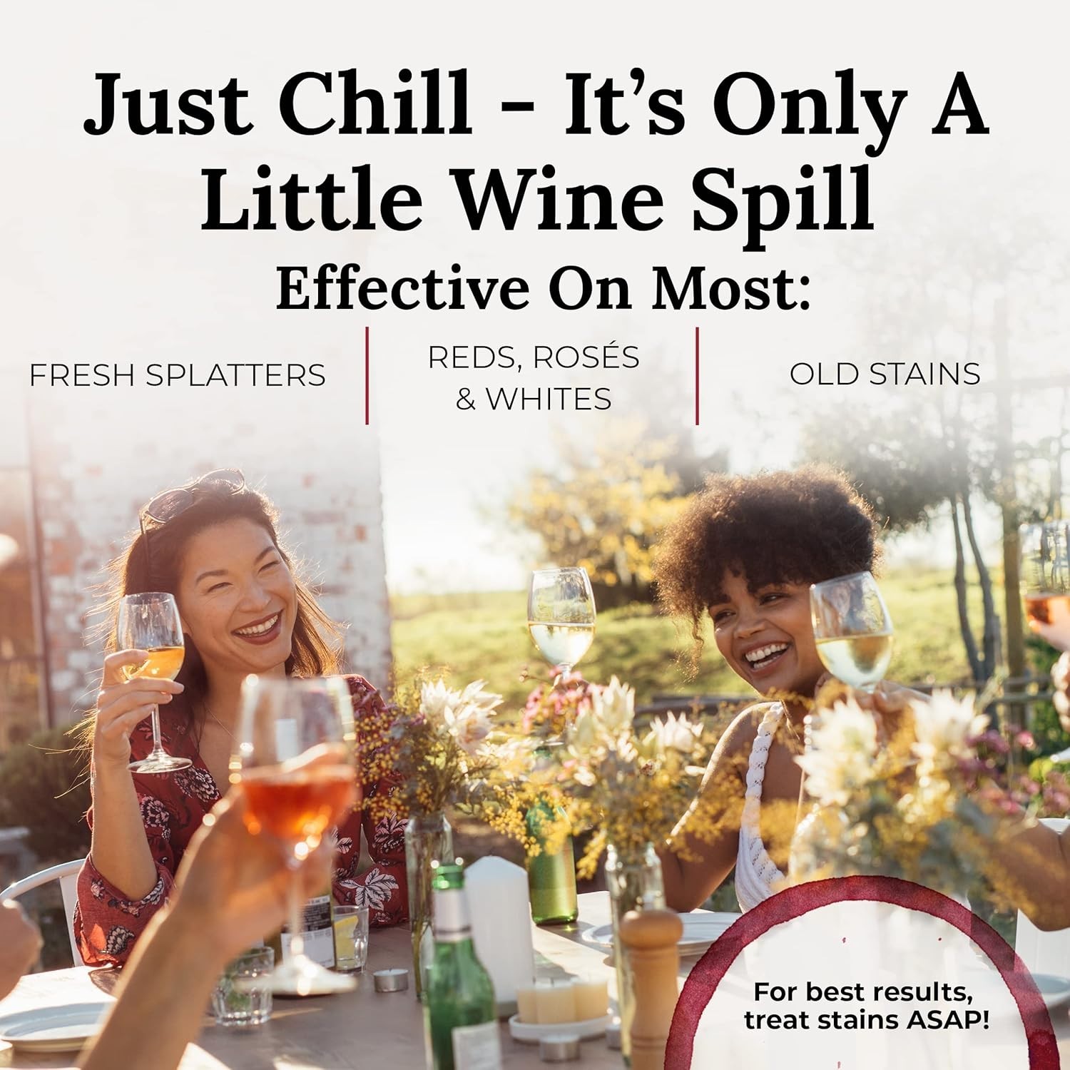 Wine Stain Remover Spray – Clothes & Laundry Stain Remover – Wine Carpet Clea…