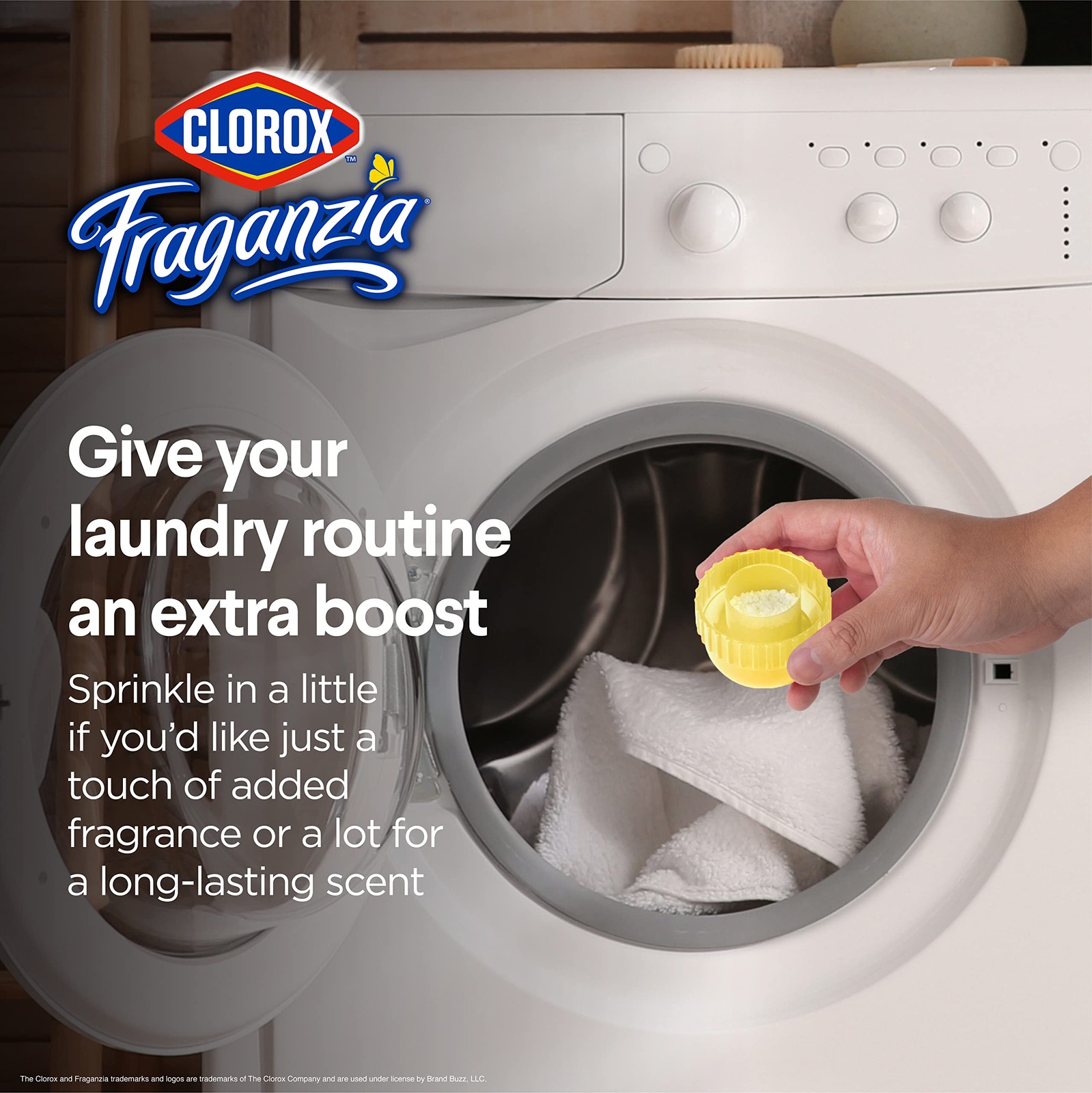 Clorox Fraganzia Vanilla Laundry Crystals 2 Pack Scent Booster 1 Ounce Each