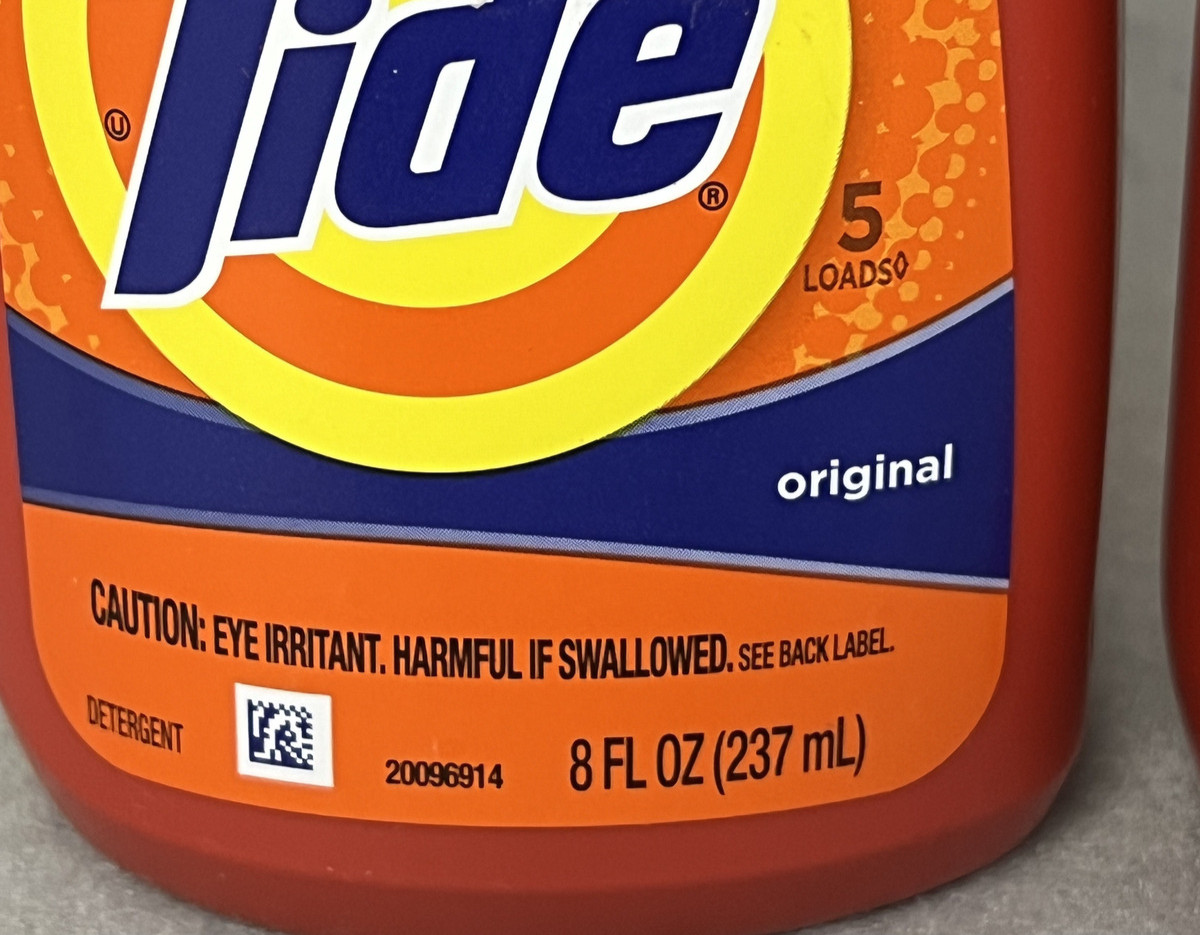 Tide (8 Fl. Oz.) Bottle ●ORIGINAL● Scent Liquid Laundry Detergent
