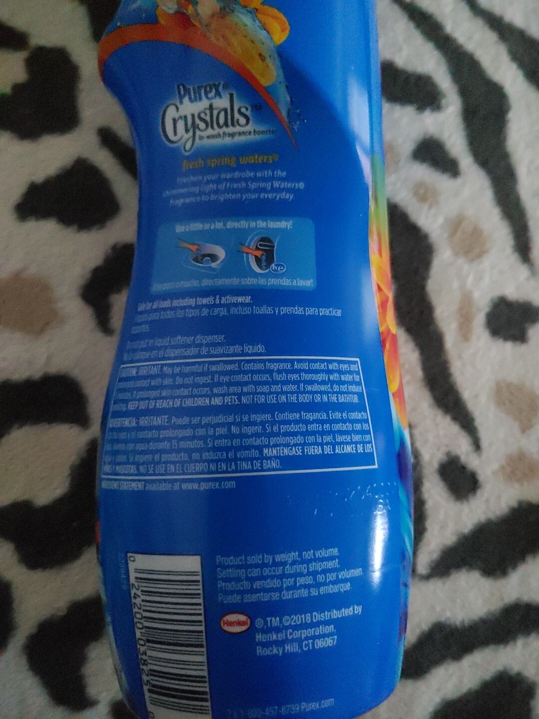 Fresh Spring Waters Purex Crystals In-Wash Fragrance & Scent Booster – 15.5 Oz
