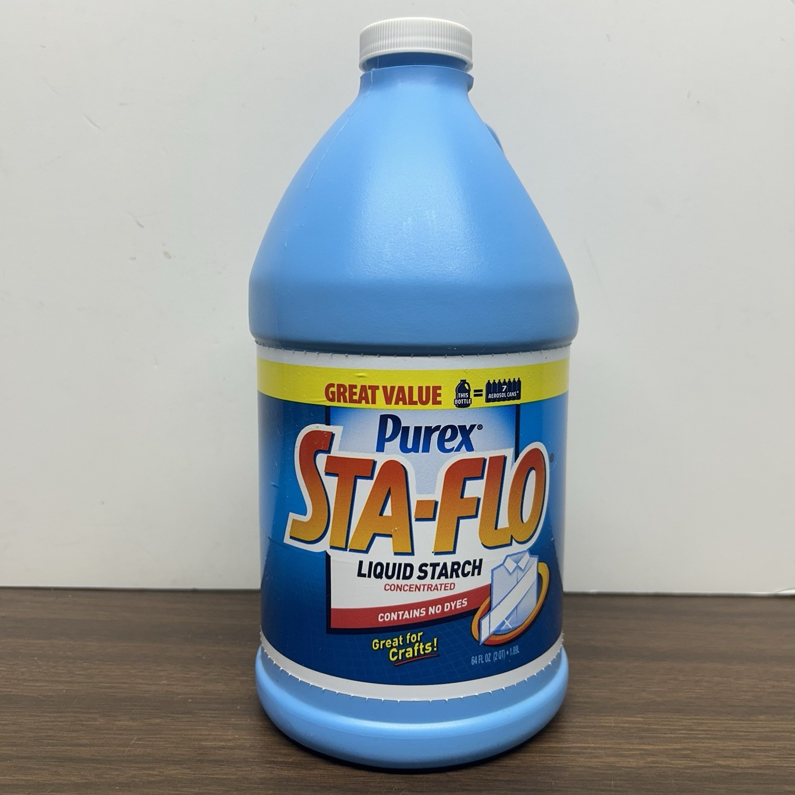 Purex Sta-Flo Liquid Starch Concentrated 64 Fl Oz – Lot Of 4 – Great for Crafts