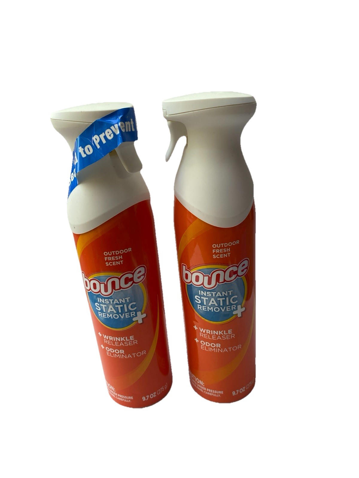 Bounce Anti Static Spray, 9.7oz(275g) Anti Static Spray & Instant Wrinkle Pack 2