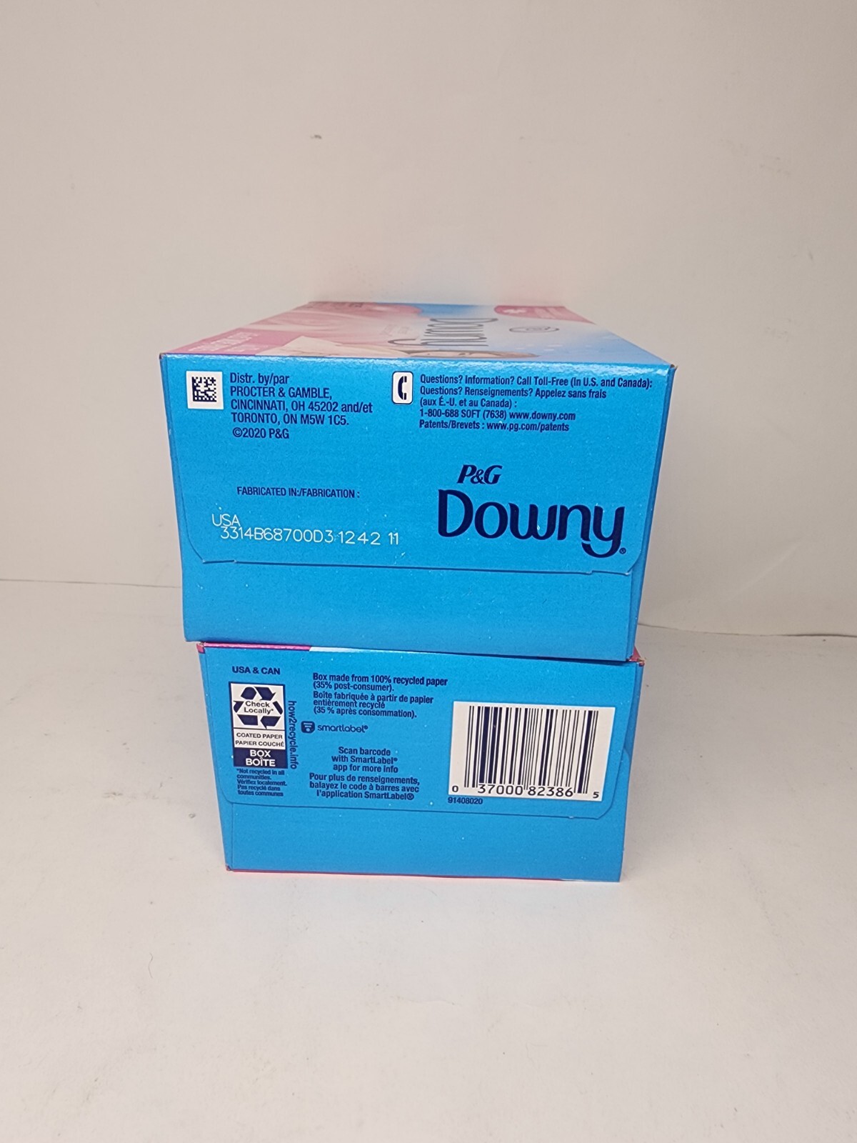 2 Boxes Downy April Fresh 105 Count Fabric Softener Sheets With Softness