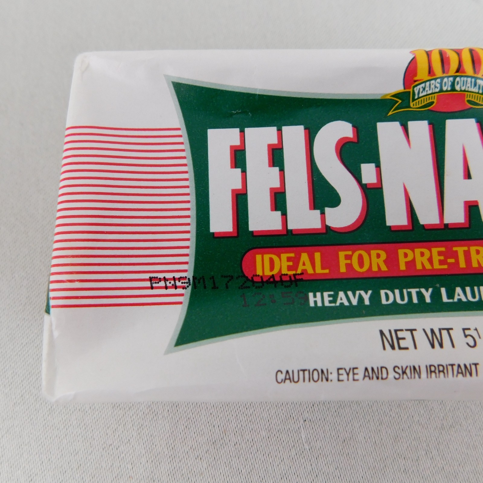 Fels-Naptha 5.5oz Heavy Duty Laundry Bar and Stain Remover #7792