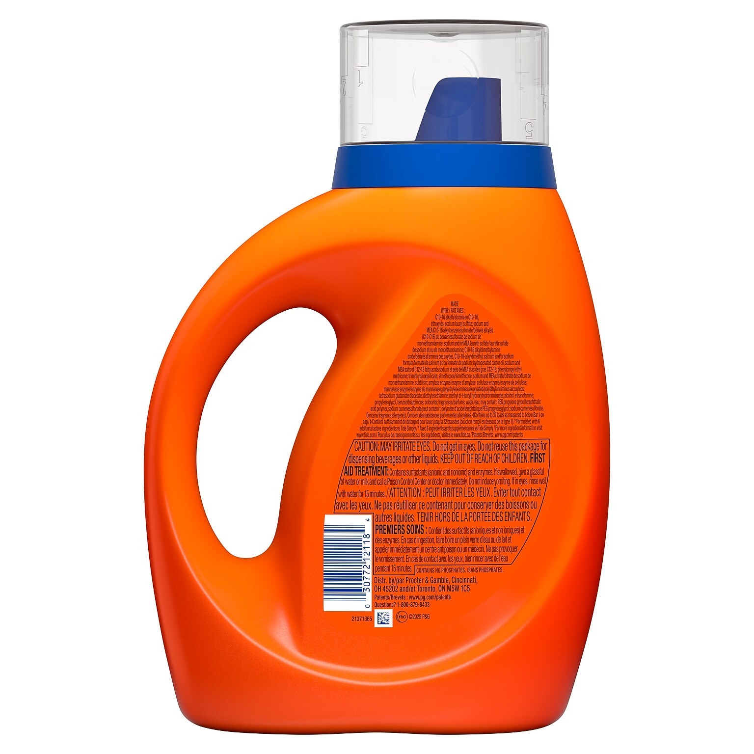 Tide HE Liquid Laundry Detergent, Original Scent, 32 Loads, 40 oz. (21177)