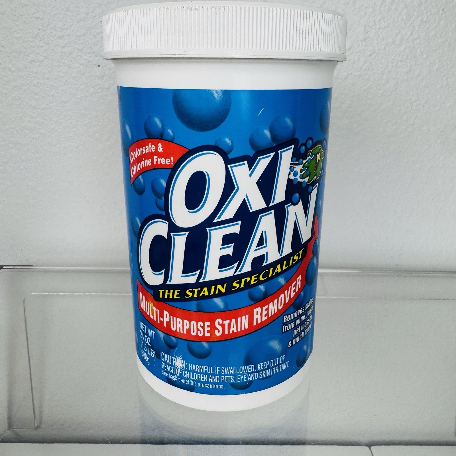 Vintage Oxi Clean Orig Formula Multi Purpose Stain Remover-Chlorine Free 24 oz