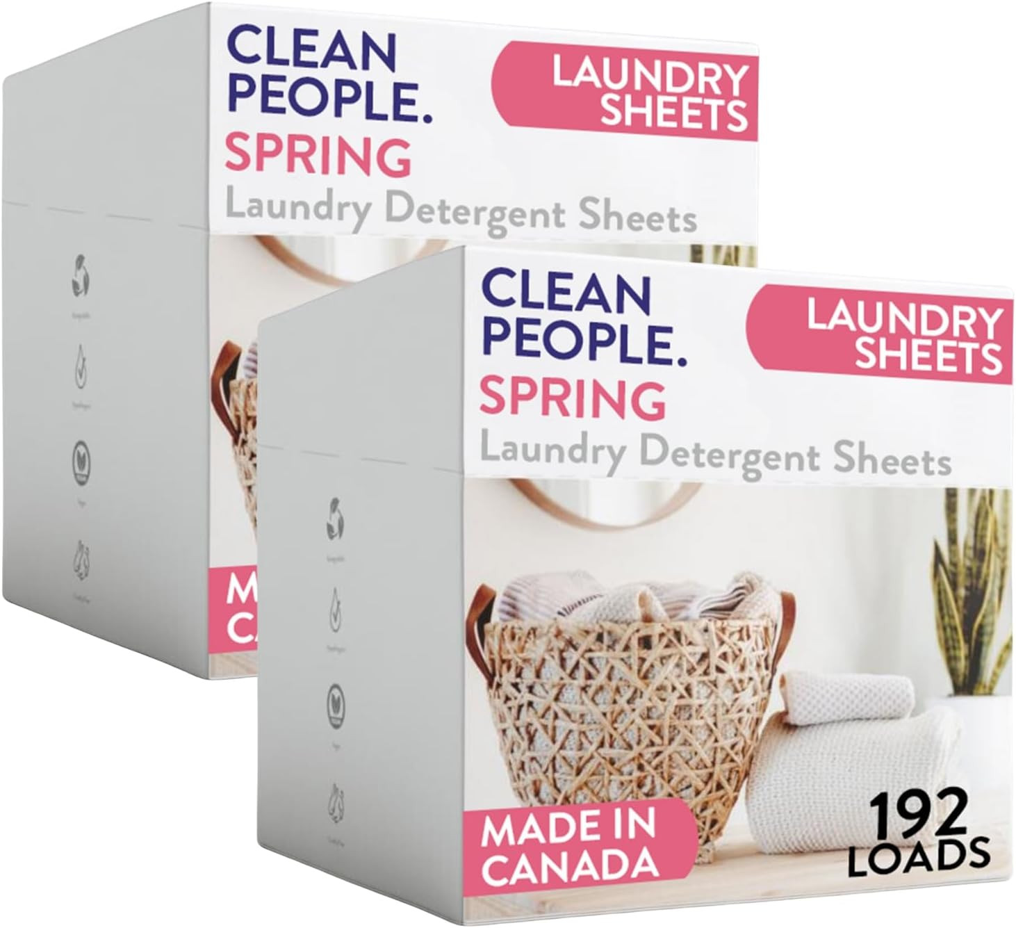 Clean People Laundry Detergent Sheets- Recyclable Packaging, Hypoallergenic, Sta
