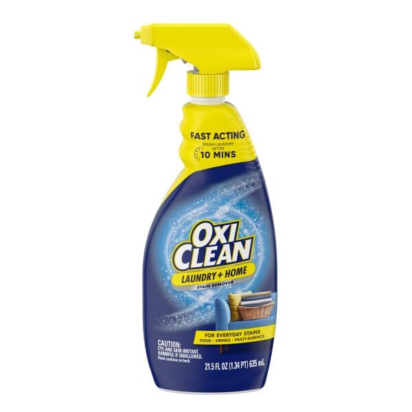 OxiClean Laundry Stain Remover Bundle 56 Fl Oz and 21.5 Oz Fast Acting Spray