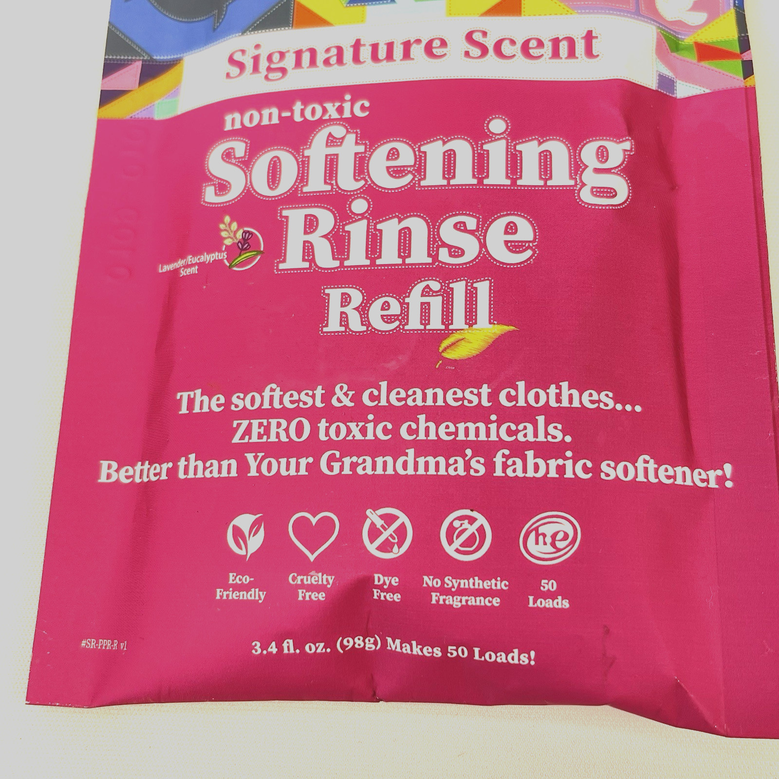 Truly Free Non-Toxic Softening Rinse Refill makes 50 Loads Two Packs Concentrate