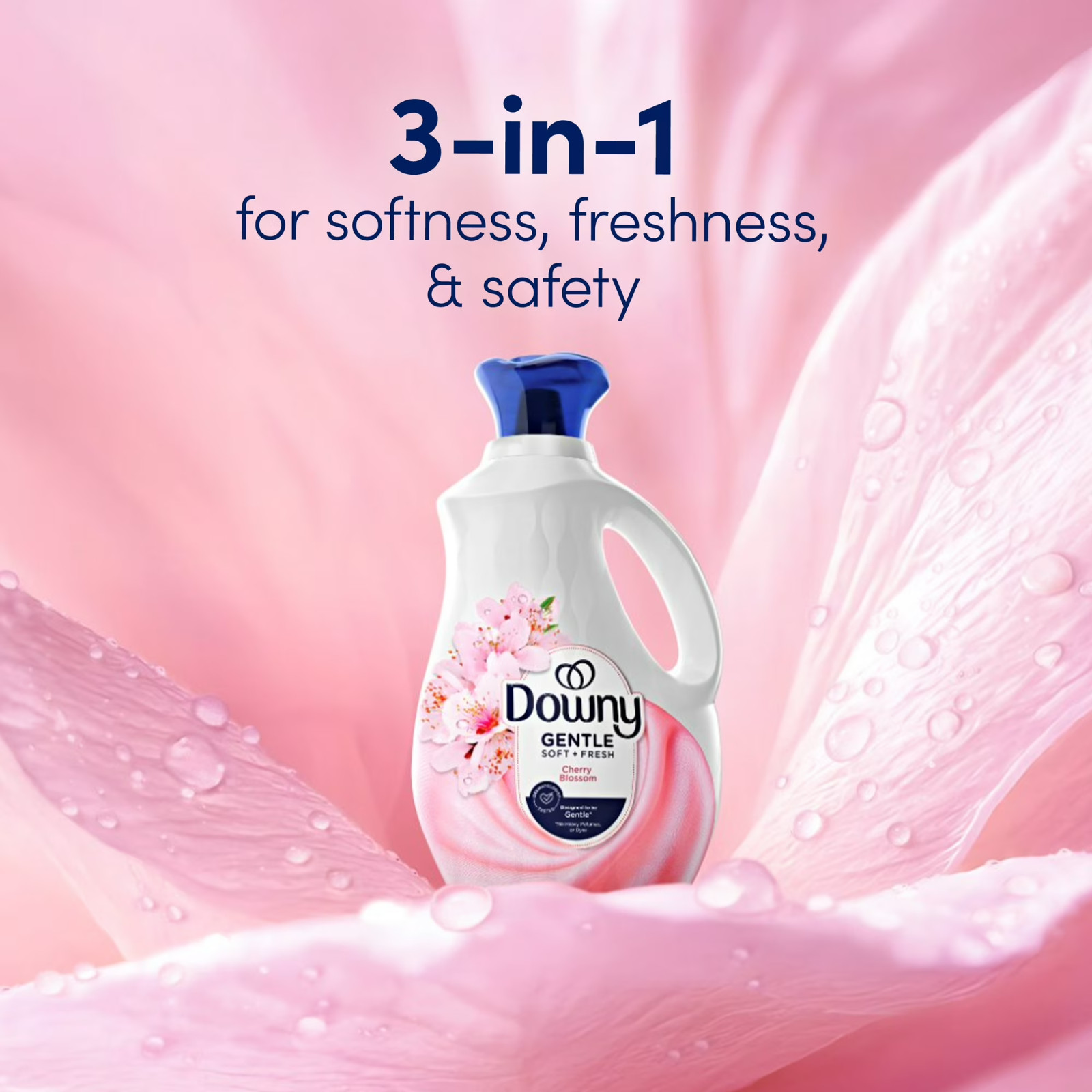 Downy Gentle Soft Fresh Fabric Softener Cherry Blossom 44 Fl Oz 66 Loads