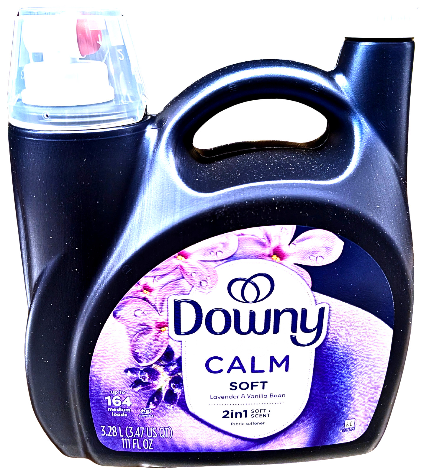 Downy Ultra Soft+Calm Liquid Fabric Softener Lavender and Vanilla Bean 111 Fl Oz