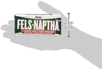 Purex Fels Naptha Laundry Bar and Stain Remover, 04303, 5.0 Oz – 04303