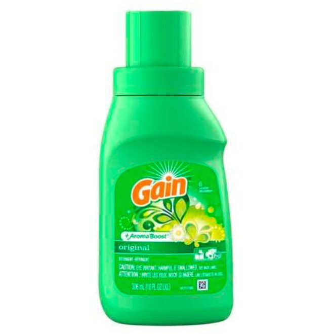 NEW! Gain ●ORIGINAL● (10 FL. OZ.) Laundry •Detergent And •Fabric Softner.
