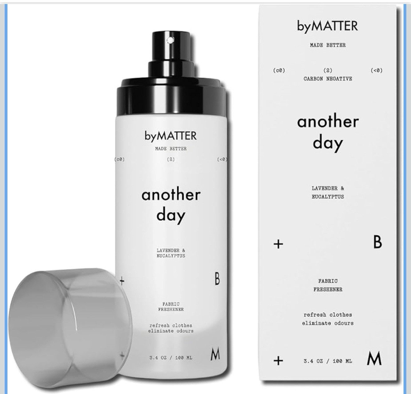 byMatter Fabric Freshener Dry shampoo your Fabrics Clothes Mattress Shoes Curtai