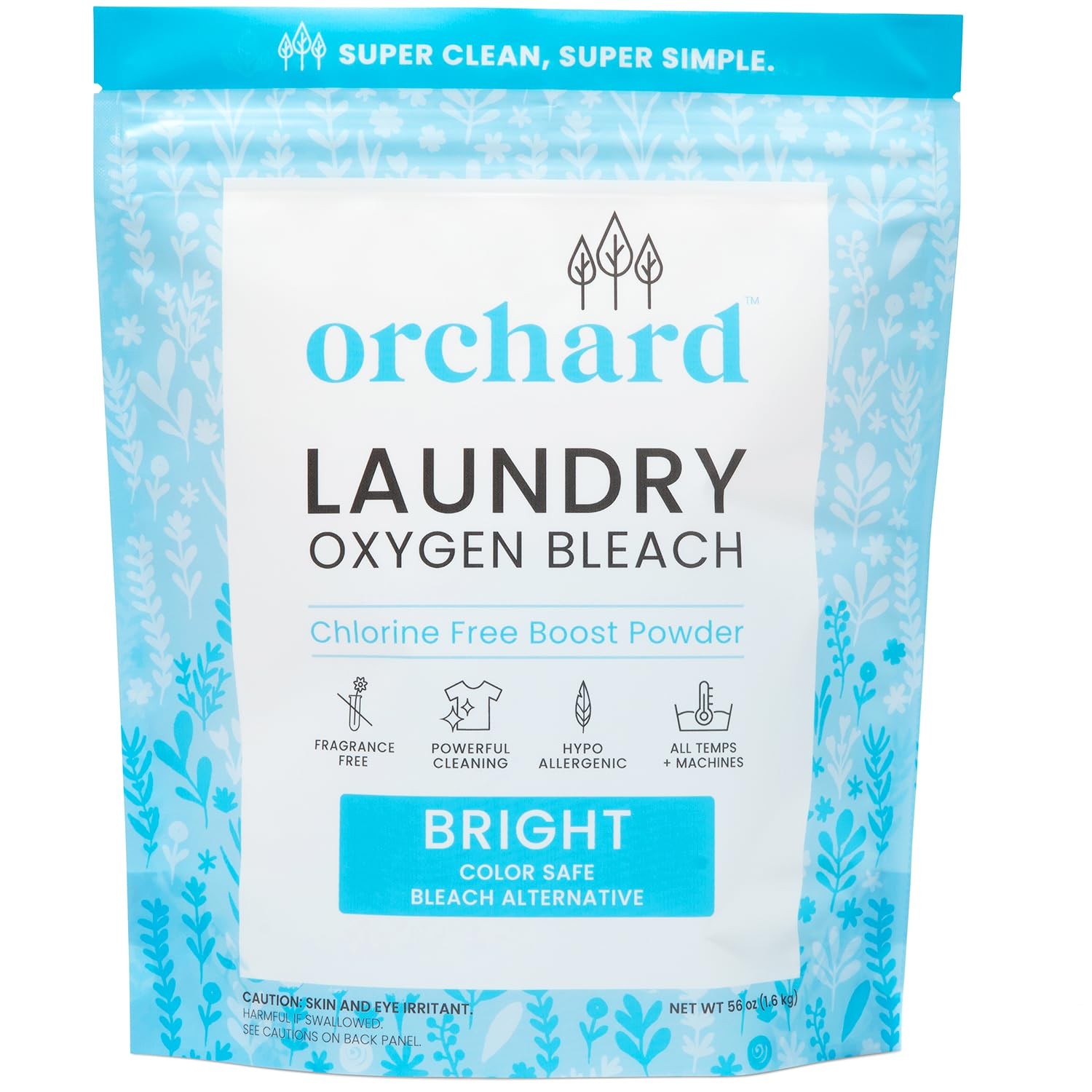 Orchard Oxygen Bleach Powder – Color Safe Stain Remover – Unscented Bleach Al…