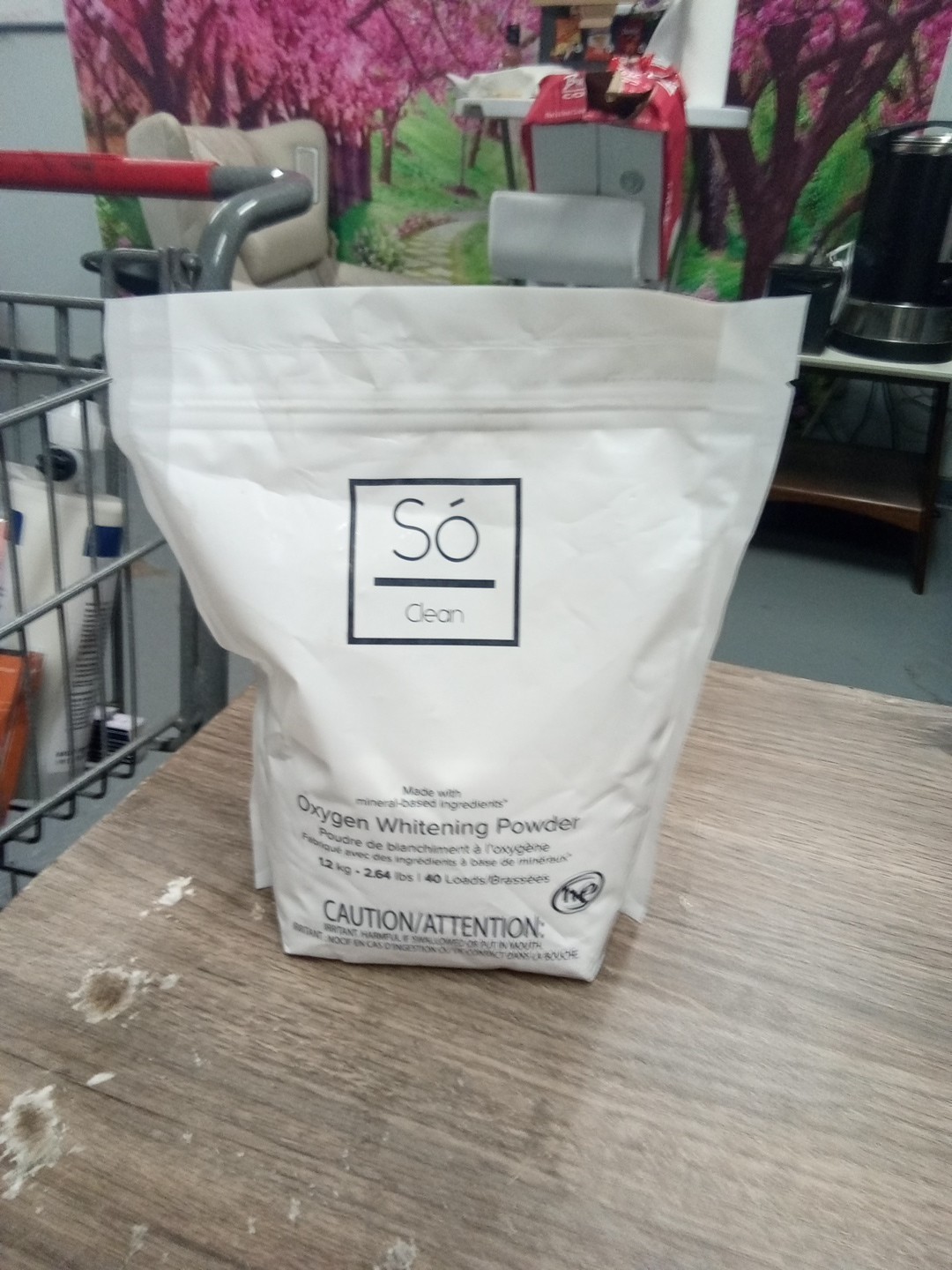 So Clean Oxygen Whitening Powder FOR ALL MACHINES, No Bleach 2.64 LBS 442 Dt