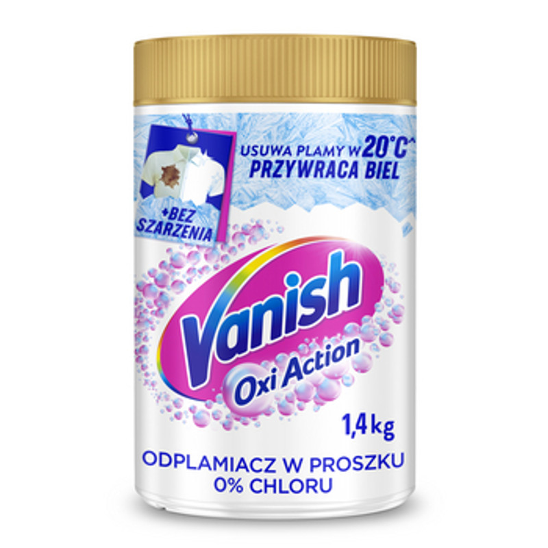 5908252017966 Vanish Odplamiacz Oxi Action White 1.4kg Rb (Hygiene Home) Poland