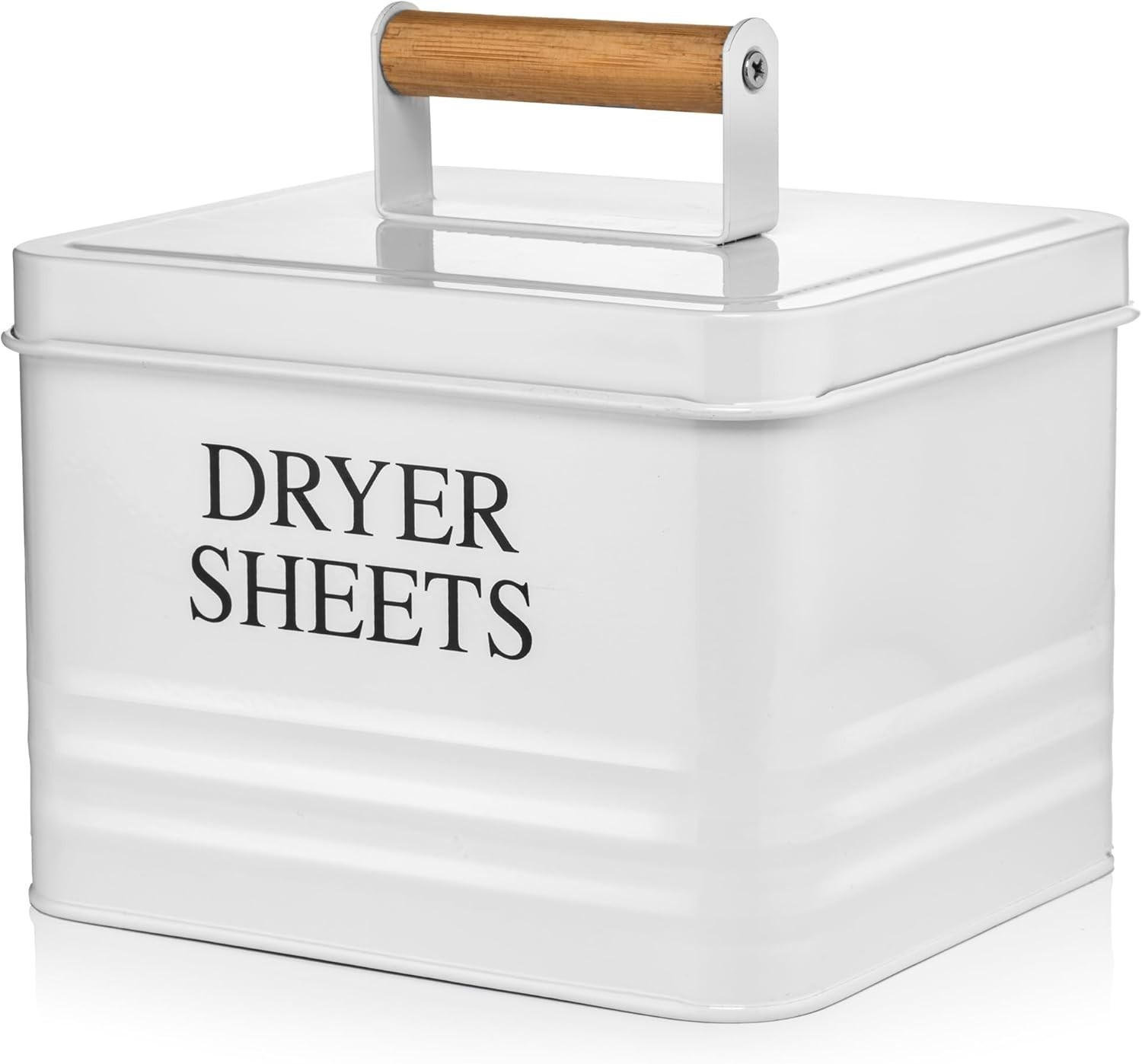 Sleek Modern Farmhouse Dryer Sheets Holder – Quality Metal, 240 Sheets Capacity