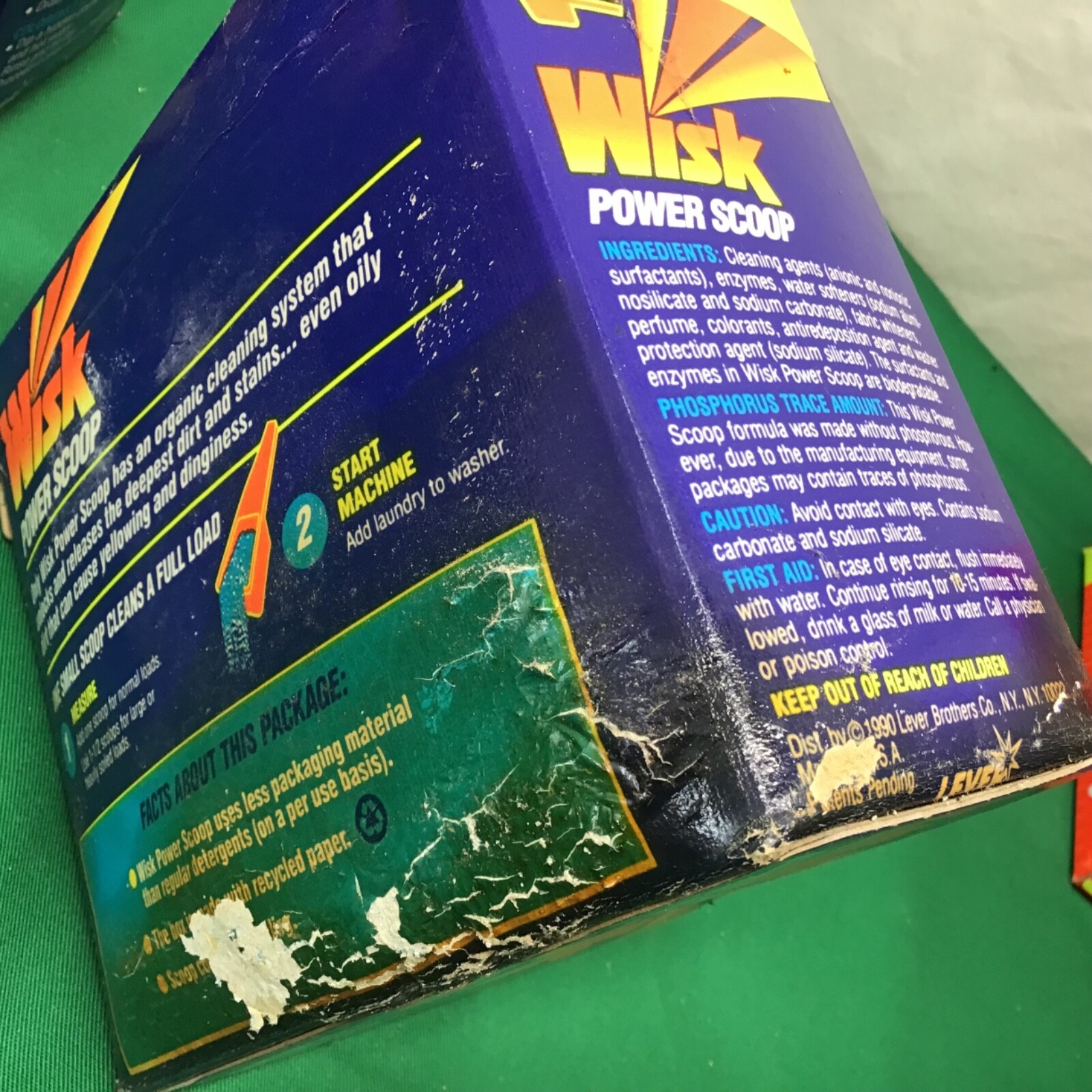 Vintage BOLD FAB WISK DASH Laundry Detergent Washing Powder Unopened BOX CHOICE